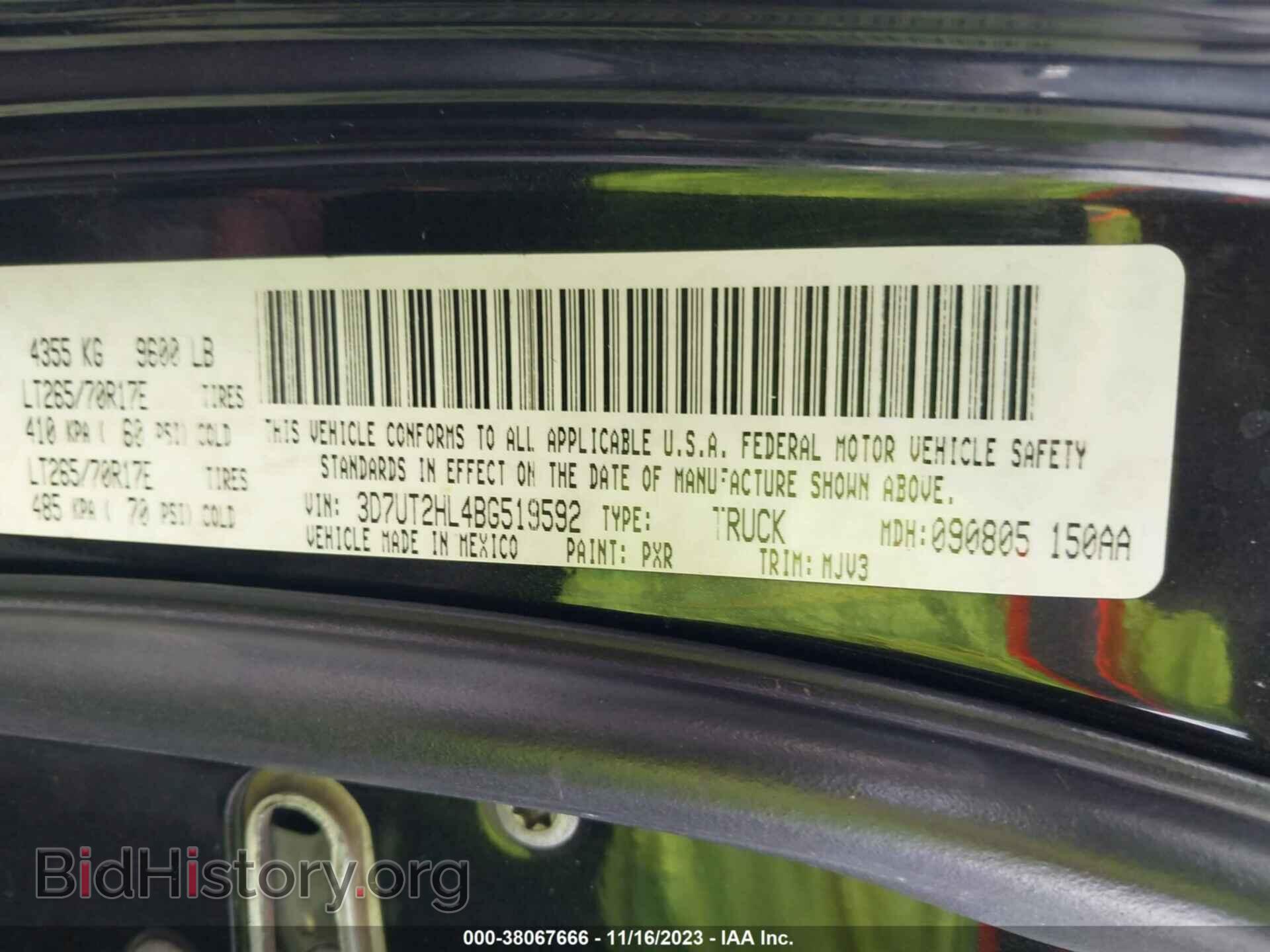 2011 RAM RAM 2500 - VIN: 3D7UT2HL4BG519592 - Photo 9