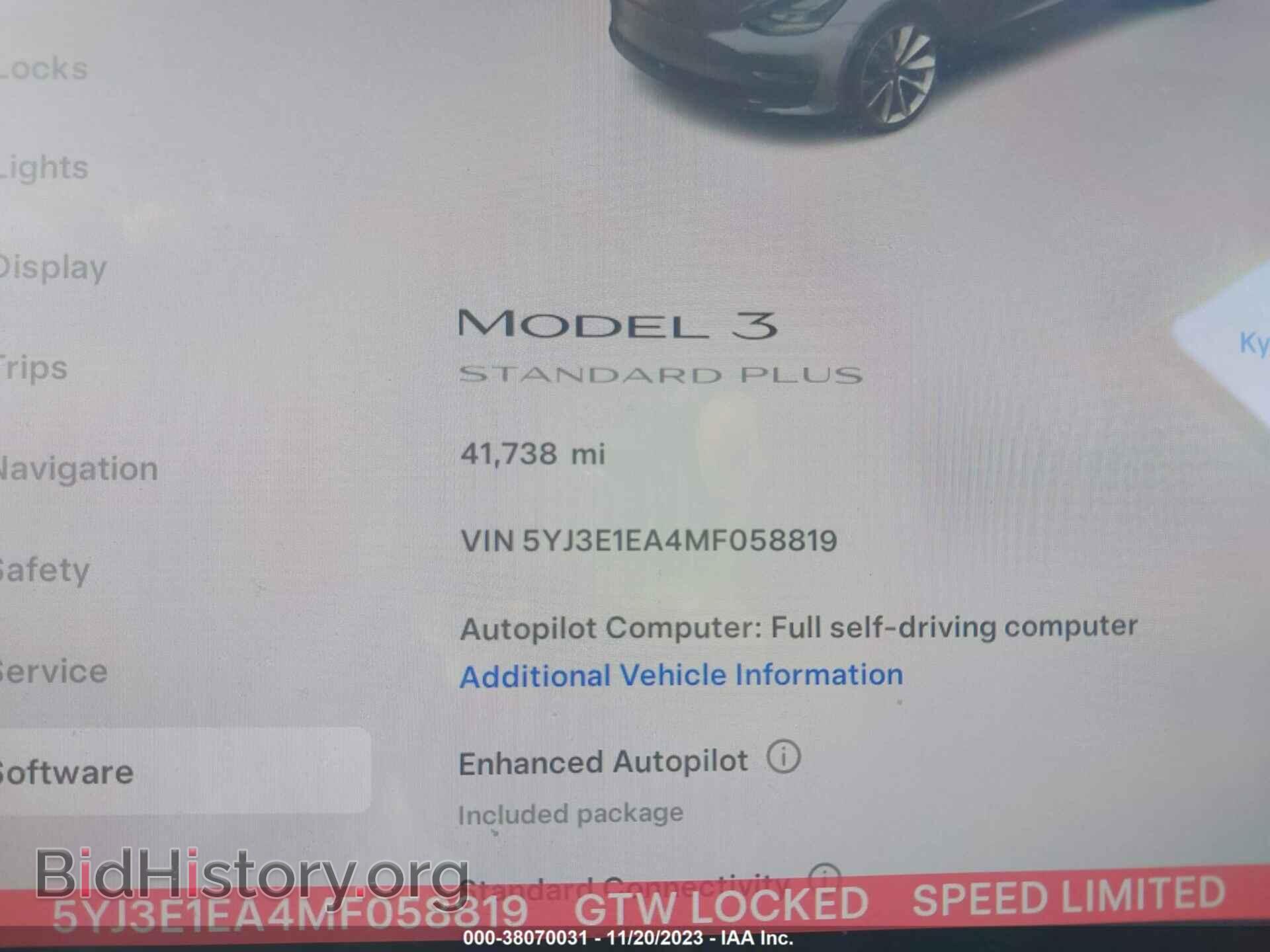2021 TESLA MODEL 3 - VIN: 5YJ3E1EA4MF058819 - Photo 7