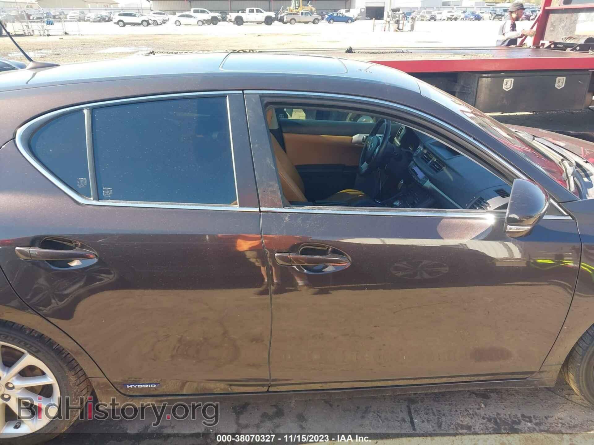 2013 LEXUS CT 200H - VIN: JTHKD5BHXD2168198 - Фото 13