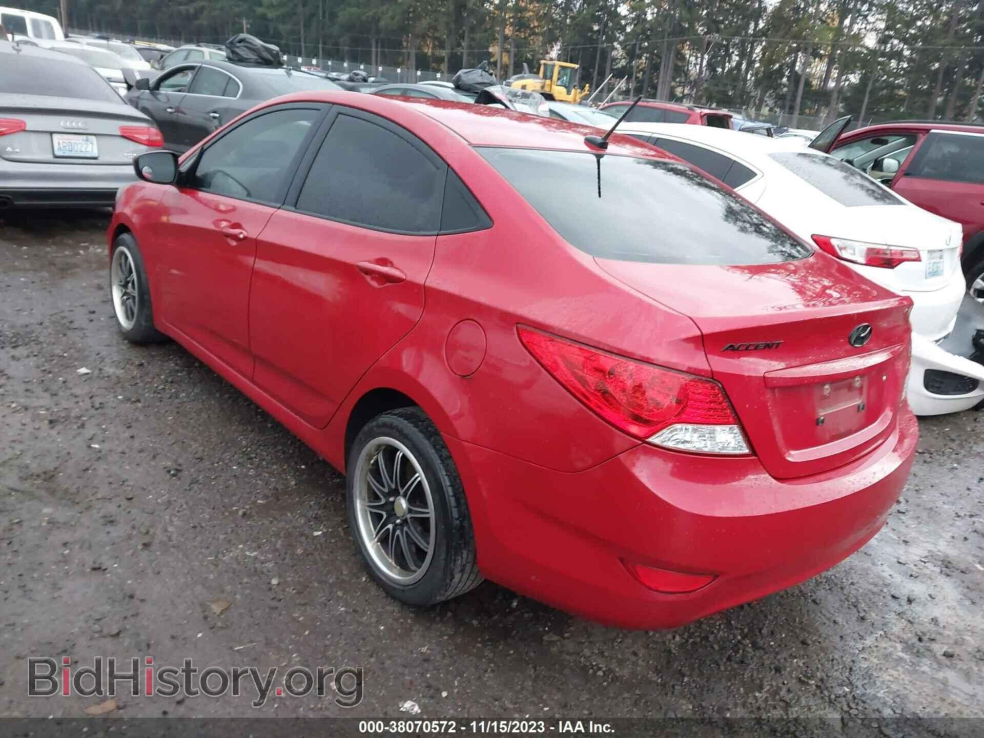 2013 HYUNDAI ACCENT - VIN: KMHCU4AE0DU567631 - Фото 3