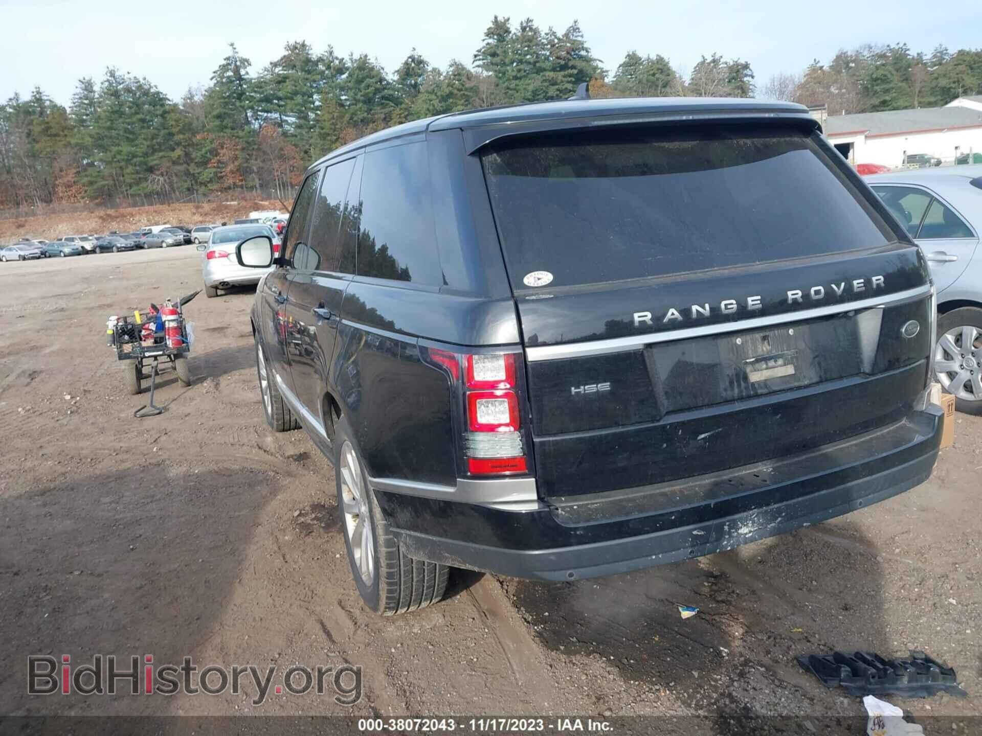 2016 LAND ROVER RANGE ROVER - VIN: SALGS2PF1GA312422 - Фото 3