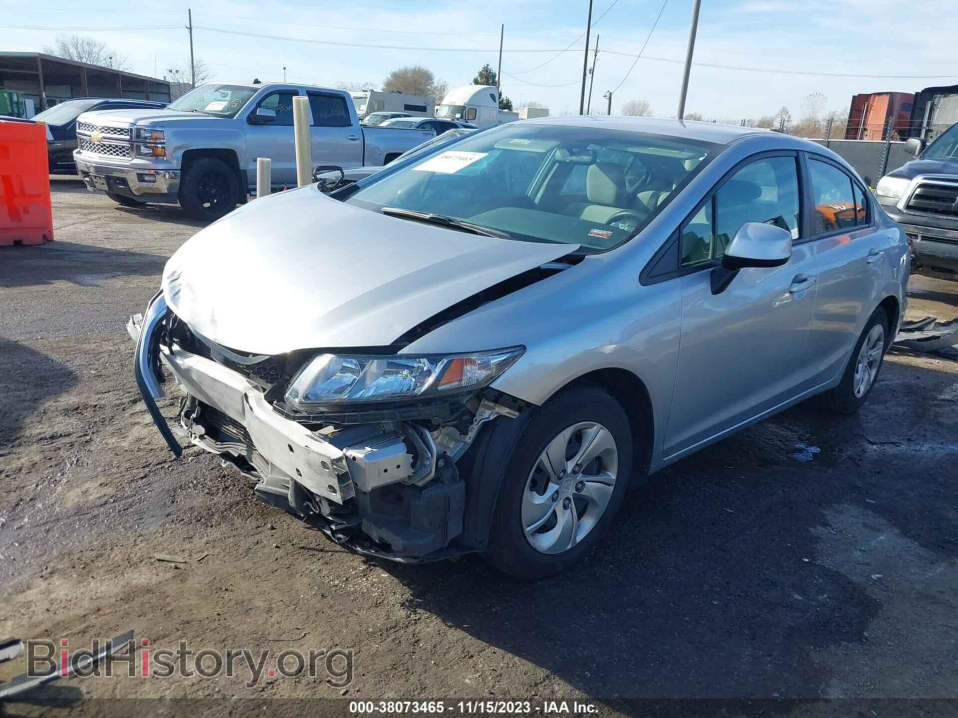 2013 HONDA CIVIC - VIN: 19XFB2F53DE003331 - Фото 2