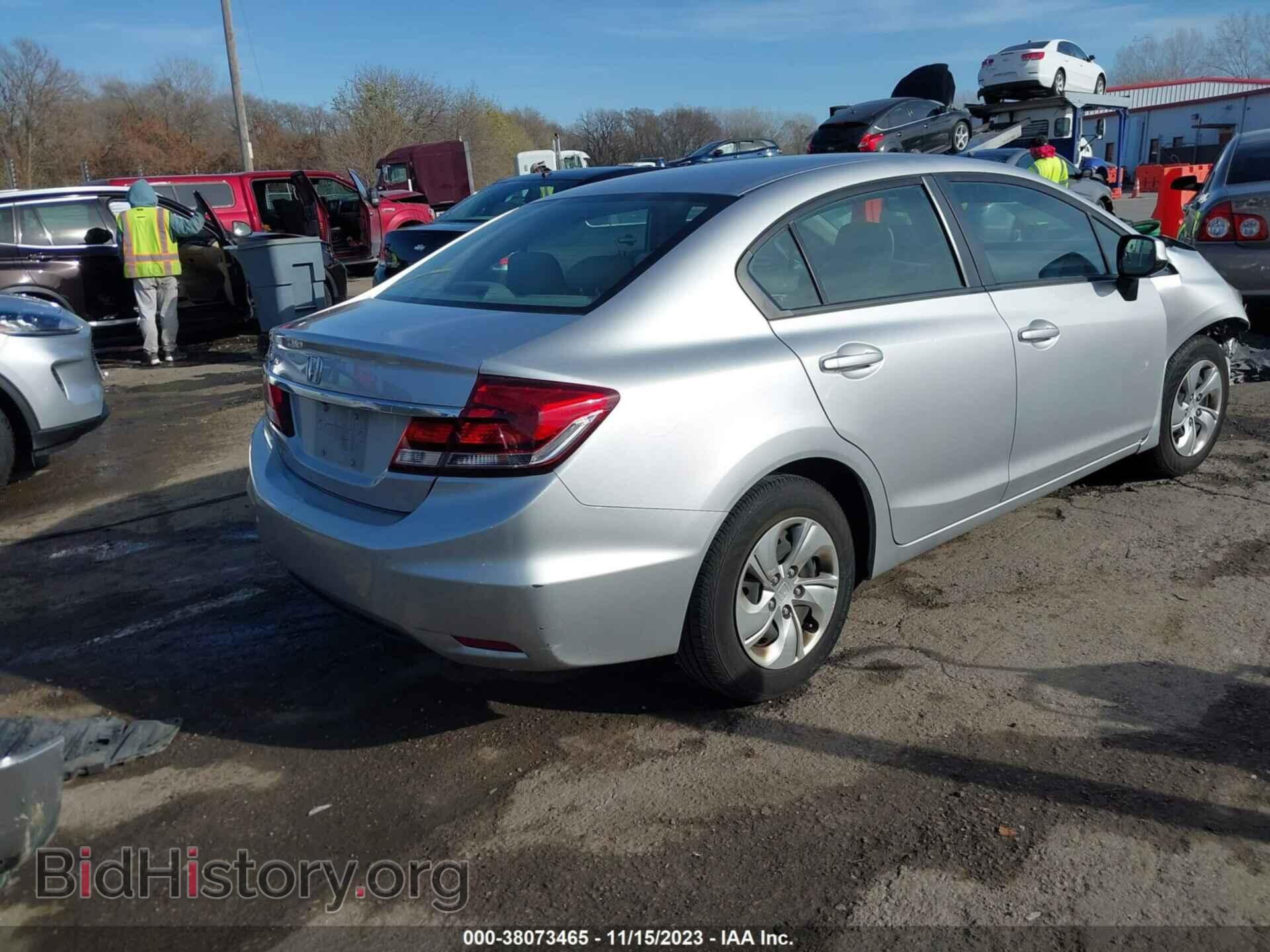 2013 HONDA CIVIC - VIN: 19XFB2F53DE003331 - Фото 4