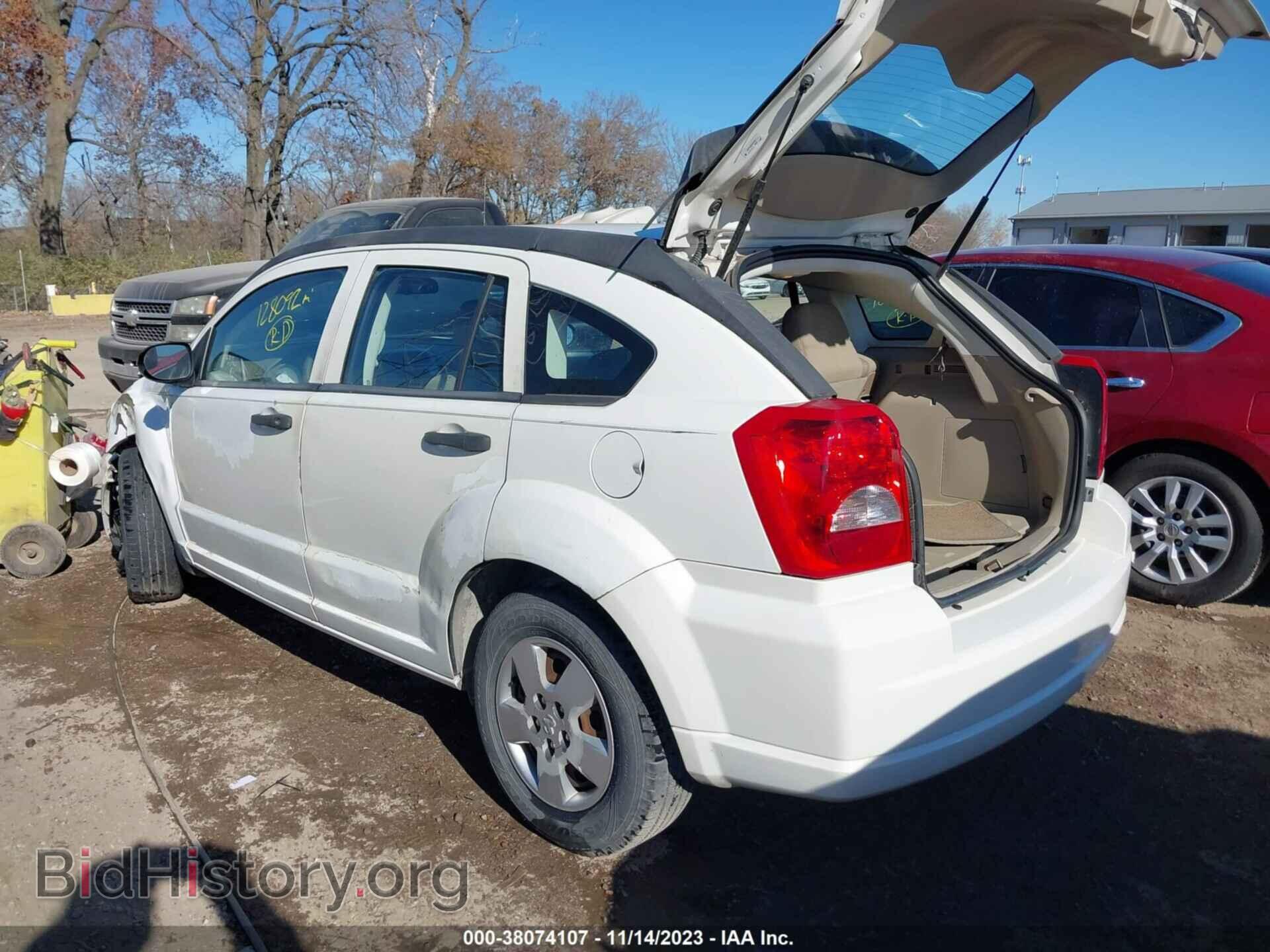 2007 DODGE CALIBER - VIN: 1B3HB28B37D240842 - Фото 3