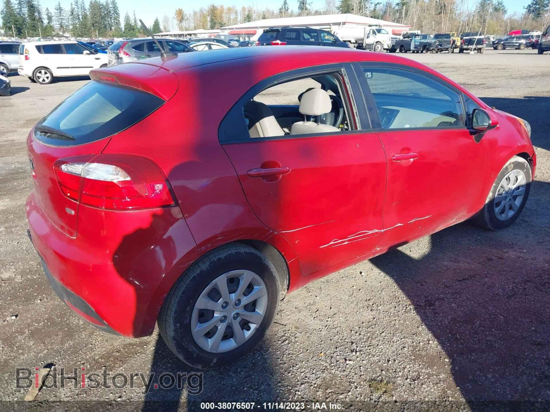 2014 KIA RIO - VIN: KNADM5A36E6356045 - Фото 4