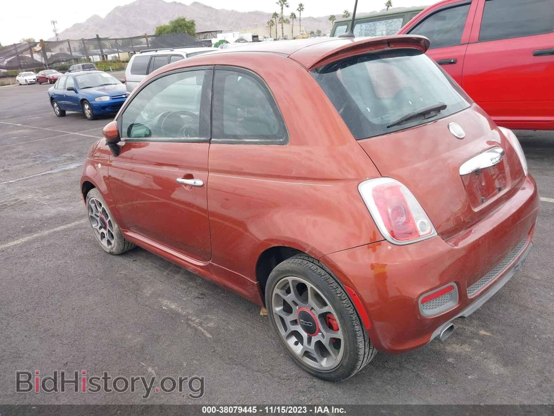 2012 FIAT 500 - VIN: 3C3CFFBR8CT270390 - Фото 3