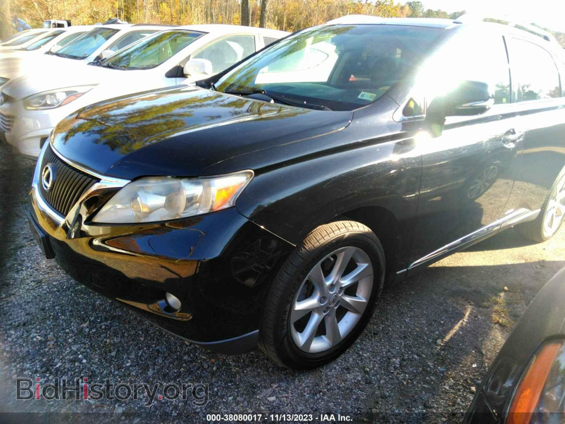 2010 LEXUS RX - VIN: 2T2BK1BA0AC034070 - Фото 2