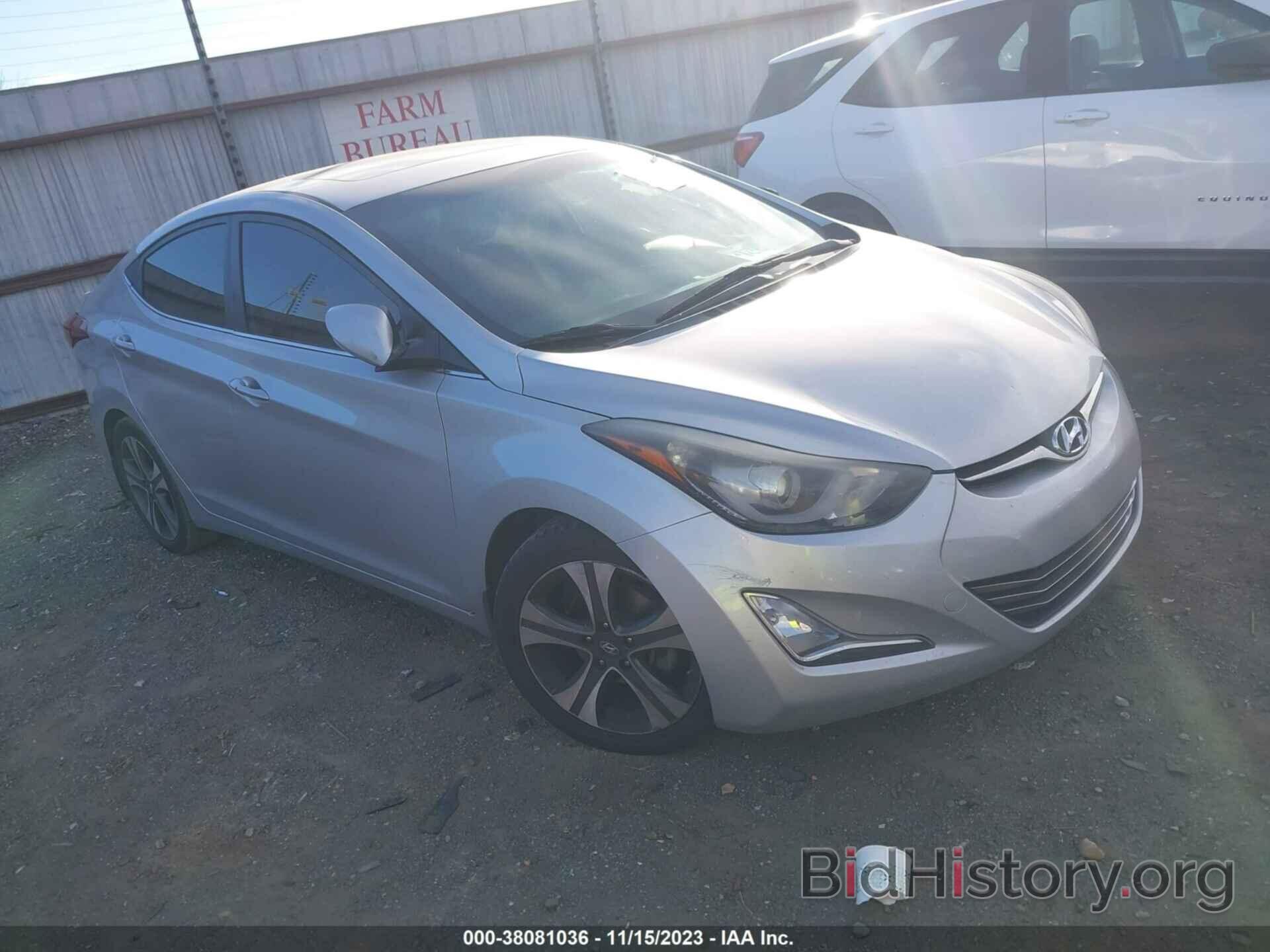 Photo KMHDH4AH5FU457115 - HYUNDAI ELANTRA 2015