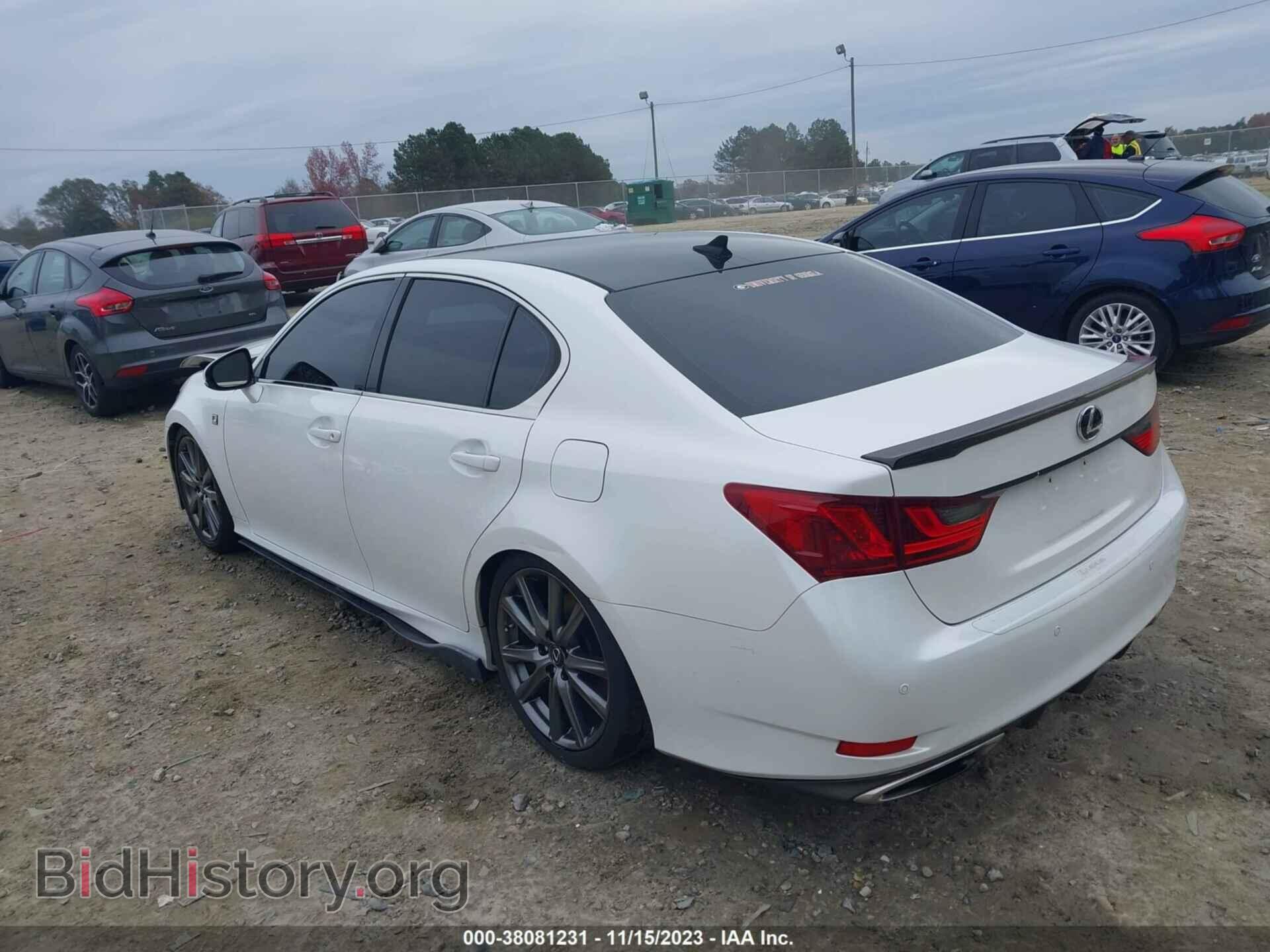 2013 LEXUS GS 350 - VIN: JTHBE1BL3D5014988 - Фото 3