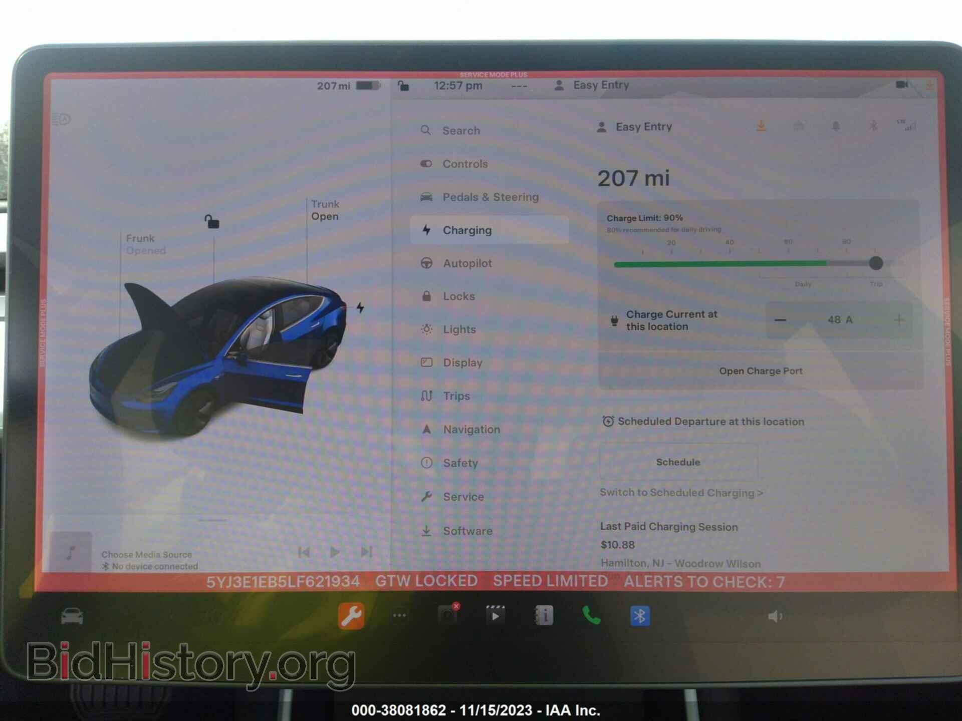2020 TESLA MODEL 3 - VIN: 5YJ3E1EB5LF621934 - Фото 17