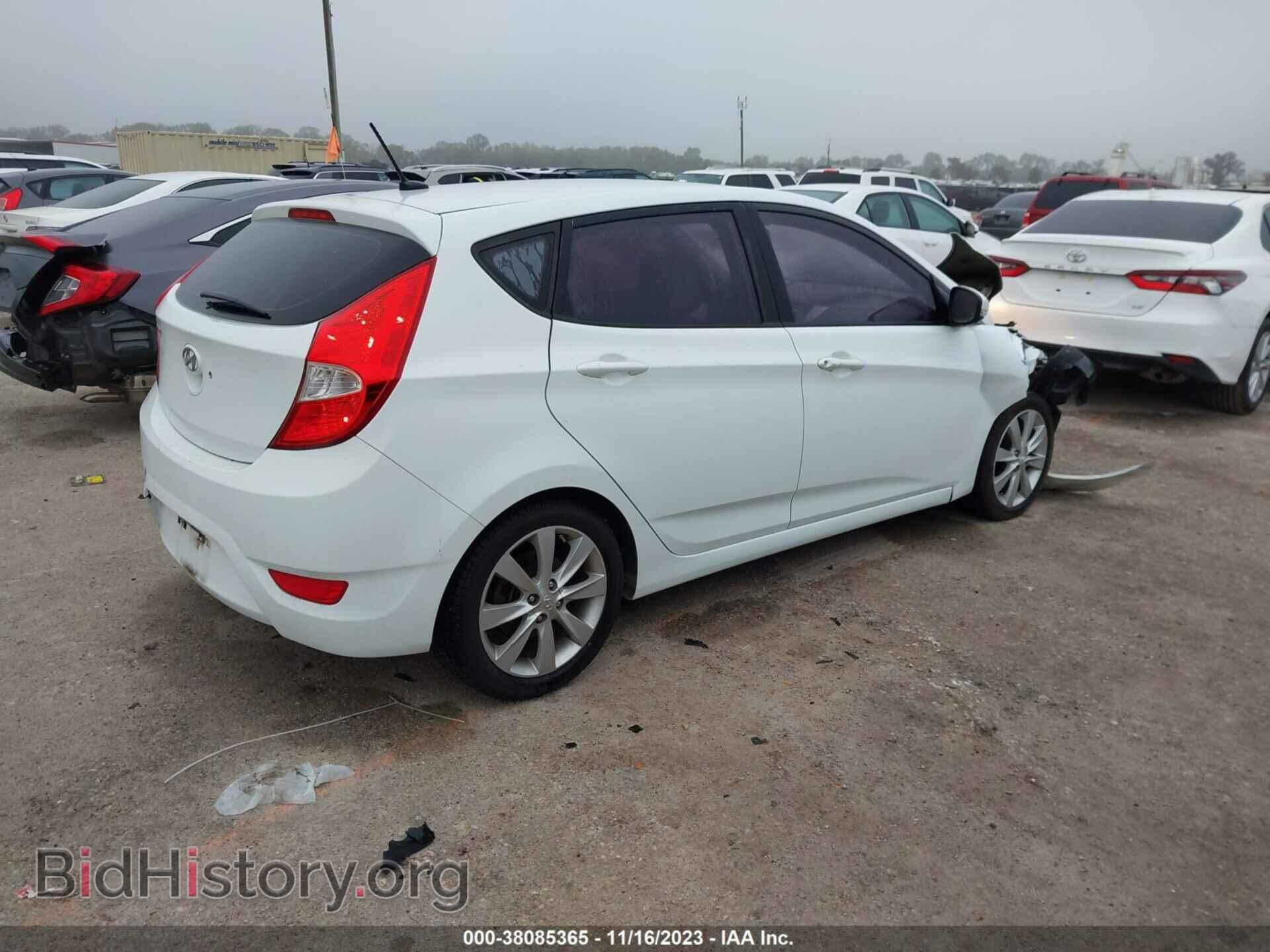 2014 HYUNDAI ACCENT - VIN: KMHCU5AE1EU184563 - Фото 4