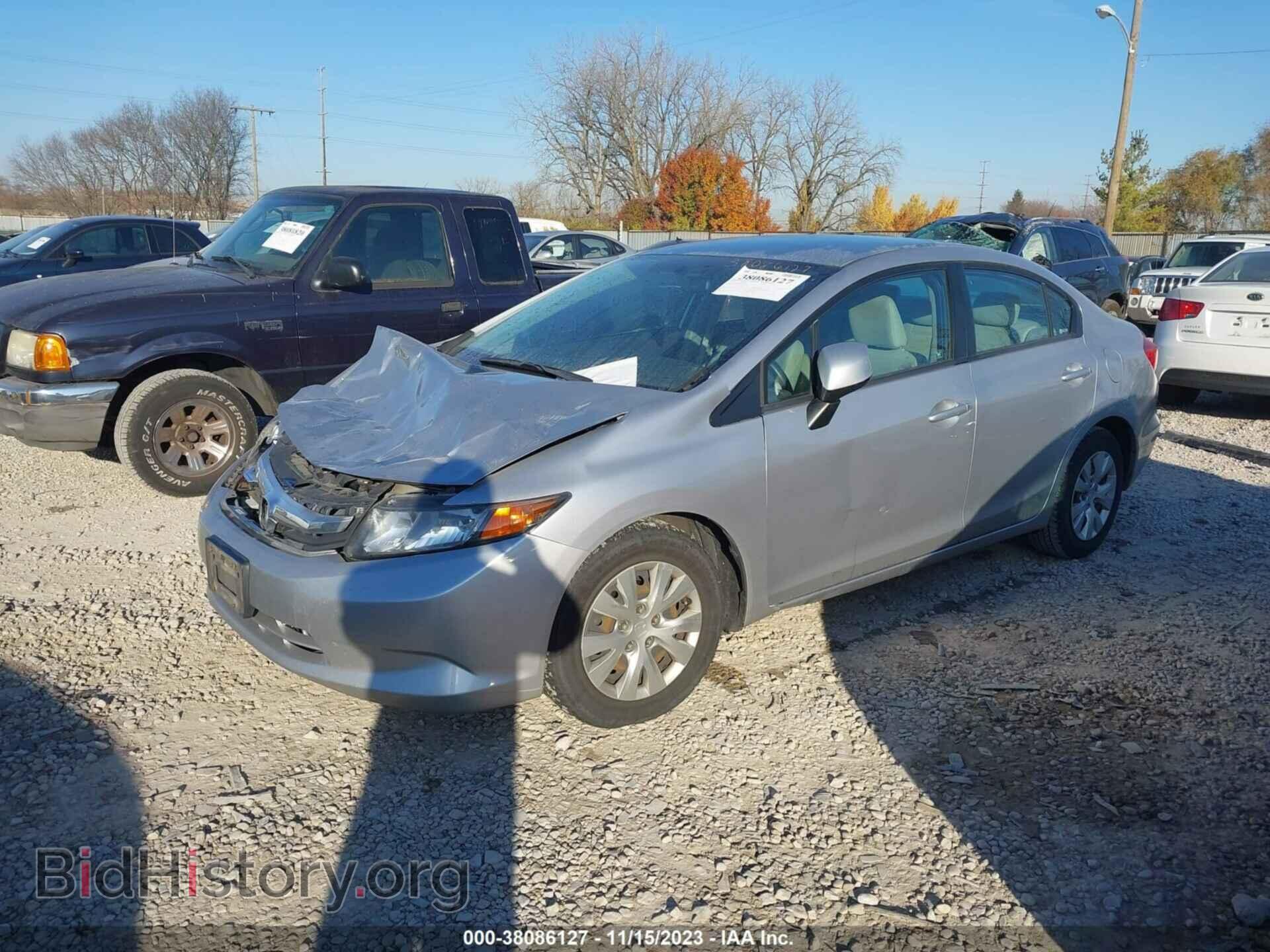 2012 HONDA CIVIC - VIN: 19XFB2F58CE077343 - Фото 2