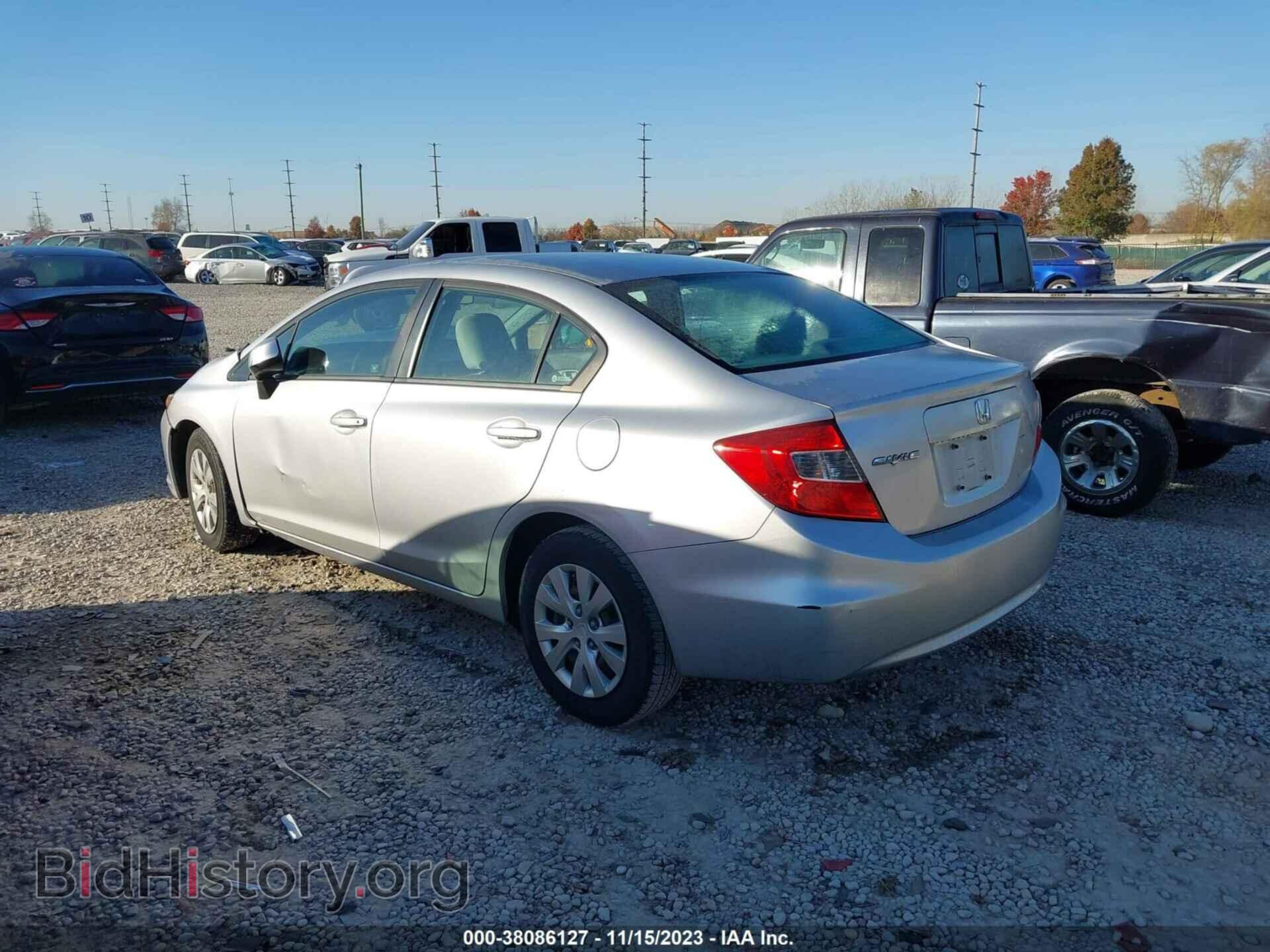 2012 HONDA CIVIC - VIN: 19XFB2F58CE077343 - Фото 3