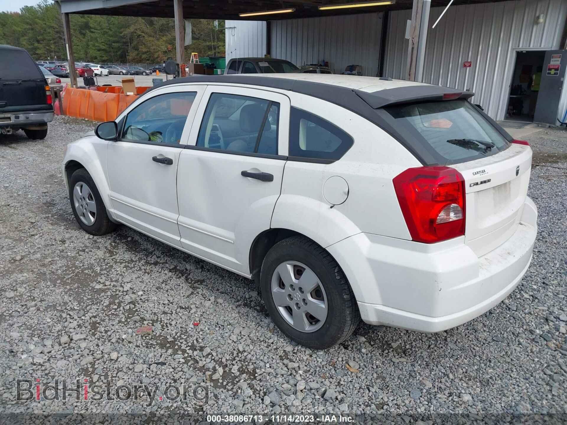 2007 DODGE CALIBER - VIN: 1B3HB28B67D429081 - Фото 3