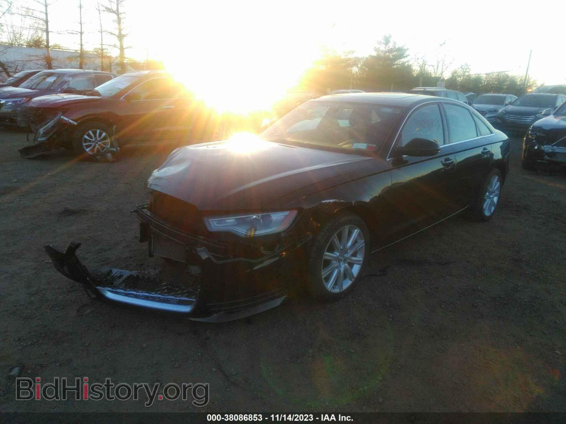 2014 AUDI A6 - VIN: WAUGFAFC4EN012292 - Фото 2