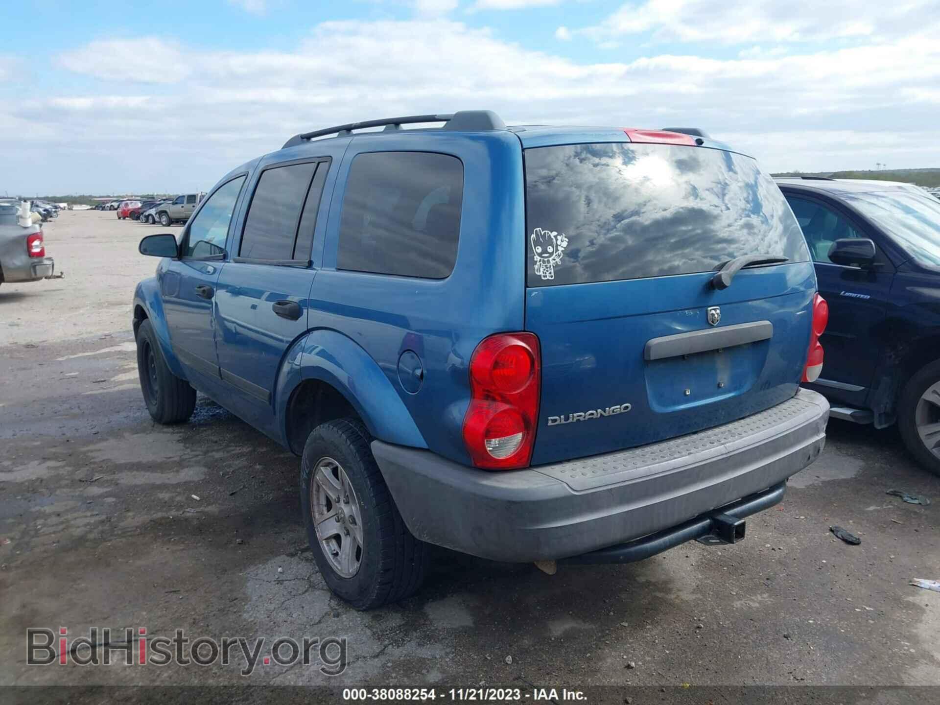 2006 DODGE DURANGO - VIN: 1D4HD38K06F118007 - Фото 3