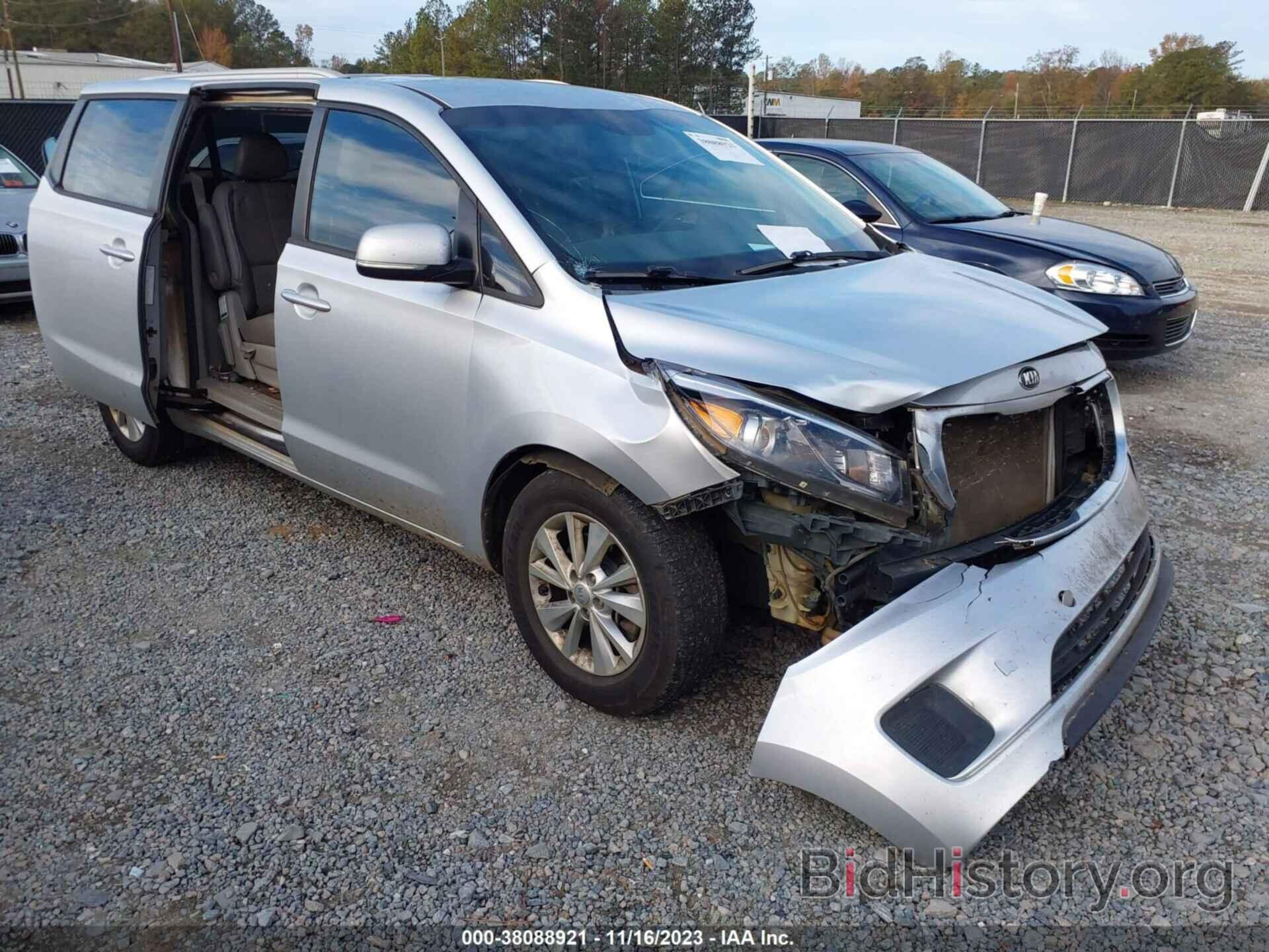 Photo KNDMB5C16G6131874 - KIA SEDONA 2016