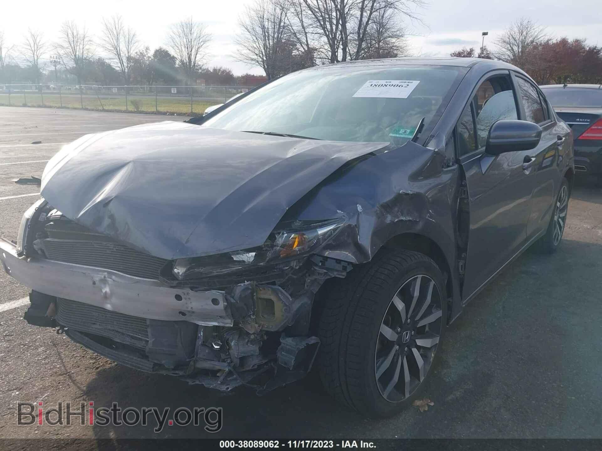 2015 HONDA CIVIC - VIN: 2HGFB2F97FH541834 - Фото 2