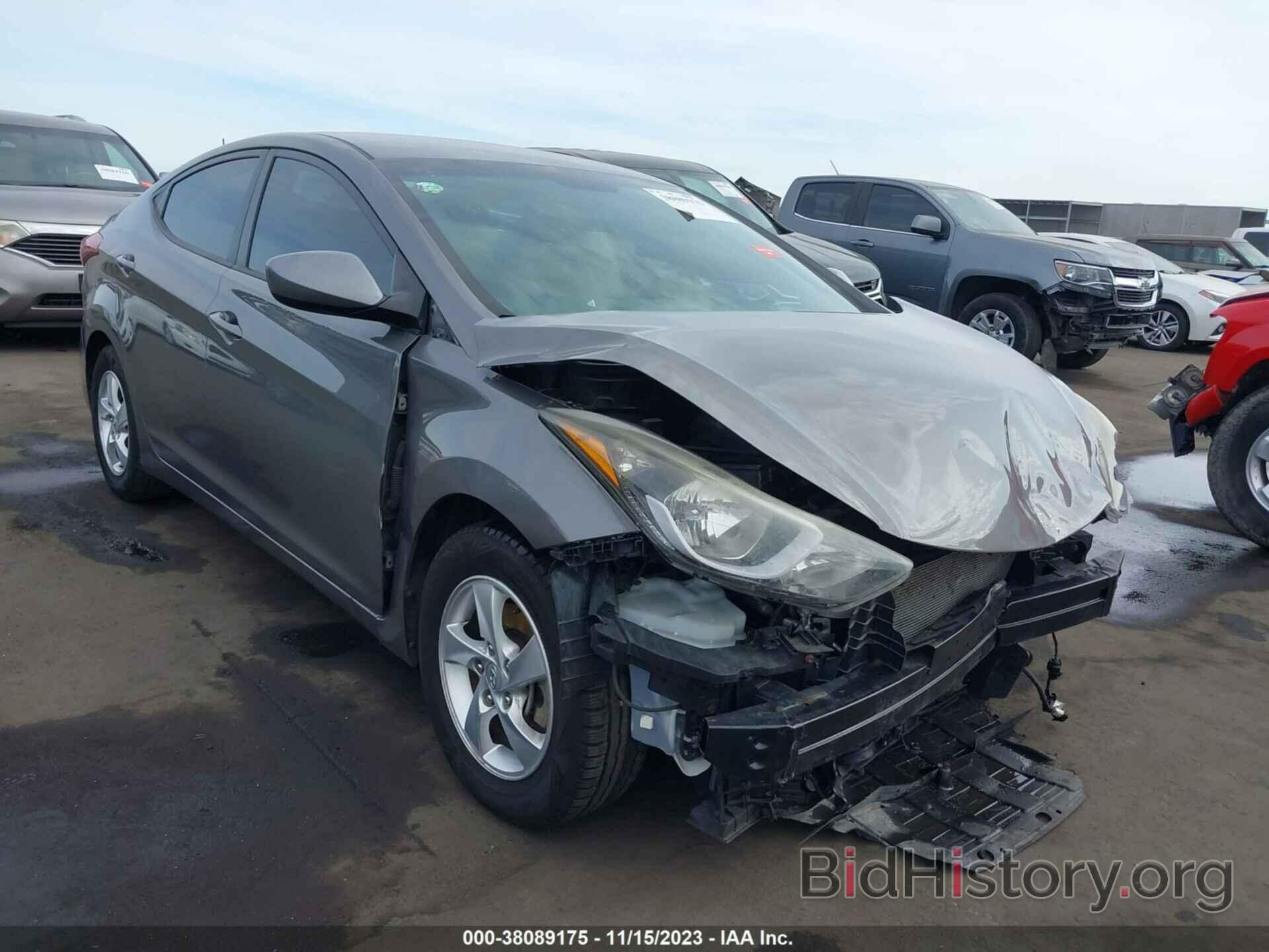 Photo 5NPDH4AE6EH515185 - HYUNDAI ELANTRA 2014