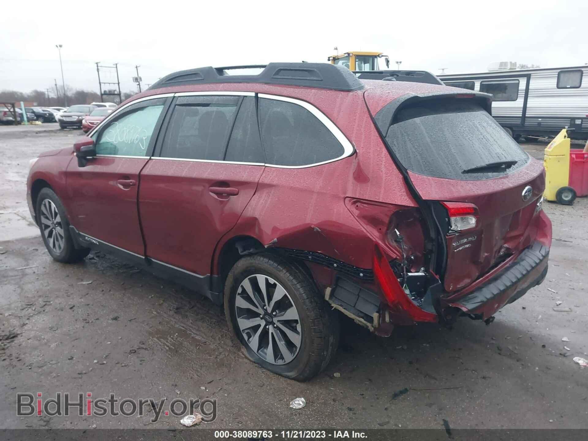 2015 SUBARU OUTBACK - VIN: 4S4BSBNC8F3341750 - Фото 3
