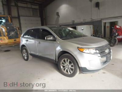 2014 Ford EDGE SEL, серебристый — VIN 2FMDK4JC4EBA13864, IAAI