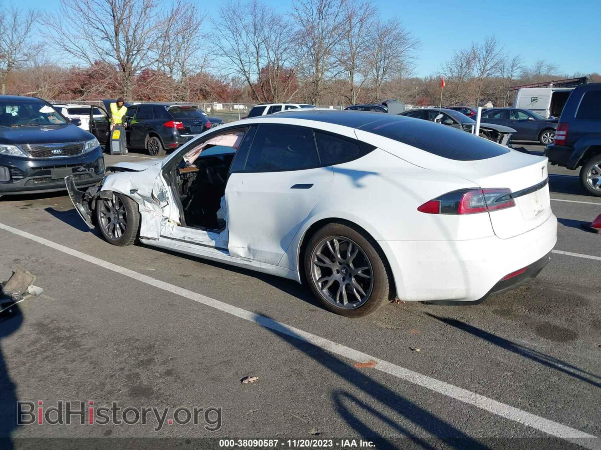2021 TESLA MODEL S - VIN: 5YJSA1E5XMF439309 - Фото 3