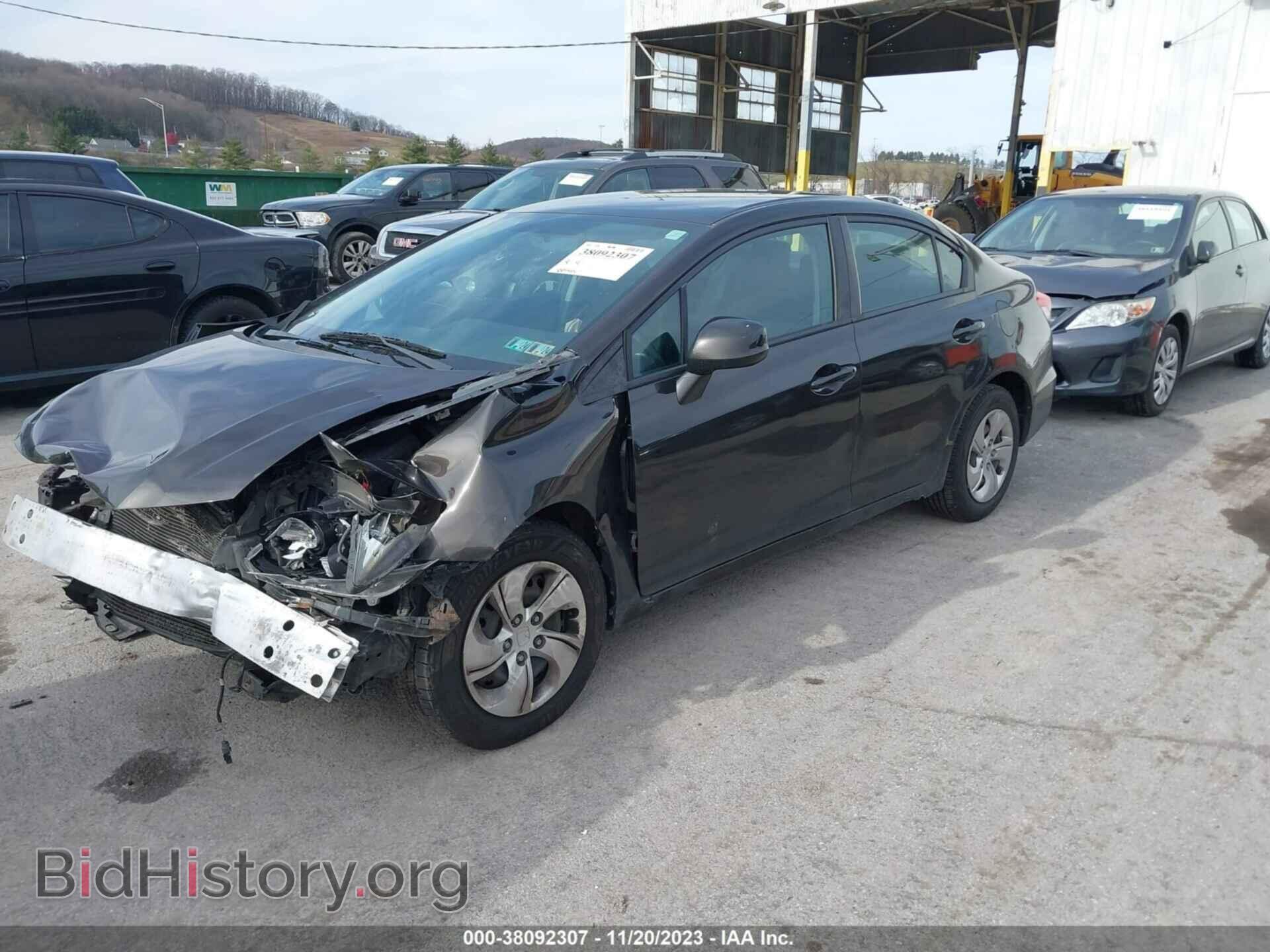 2013 HONDA CIVIC - VIN: 19XFB2F55DE247403 - Фото 2