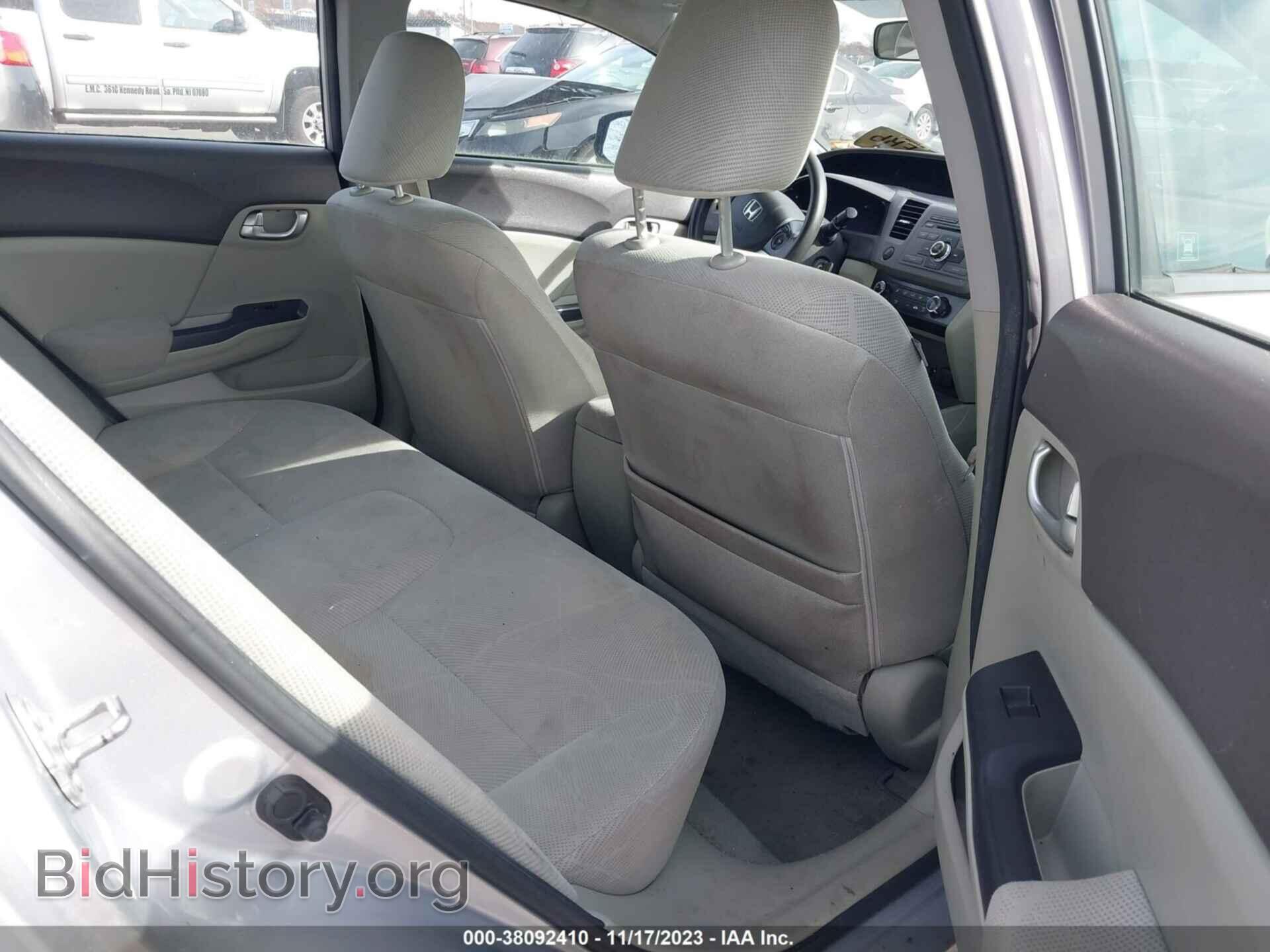 2012 HONDA CIVIC - VIN: 19XFB2F87CE317072 - Photo 8
