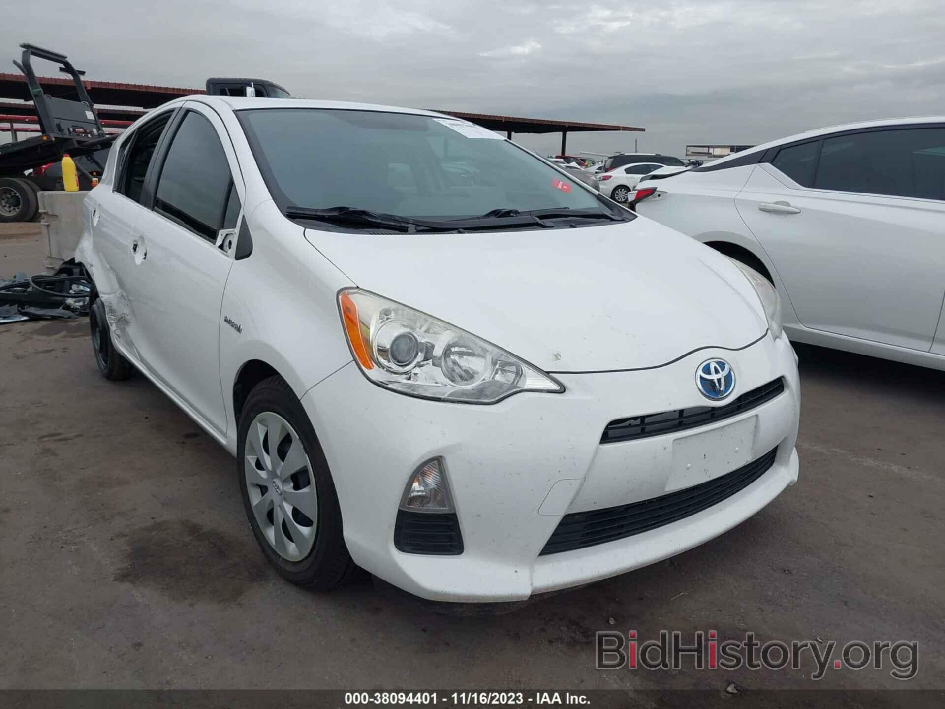 Photo JTDKDTB31D1537482 - TOYOTA PRIUS C 2013