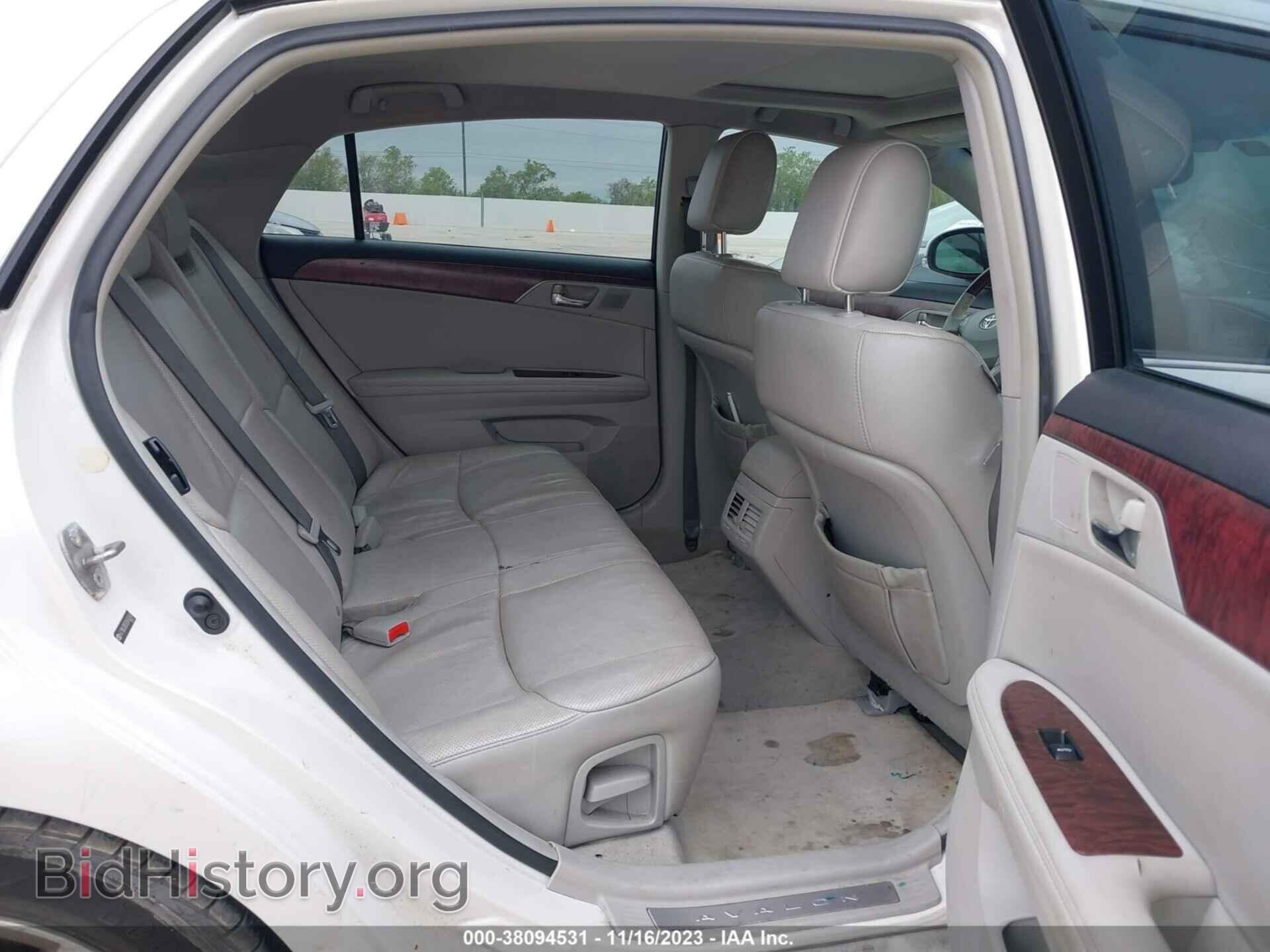 2012 TOYOTA AVALON - VIN: 4T1BK3DB3CU456549 - Фото 8