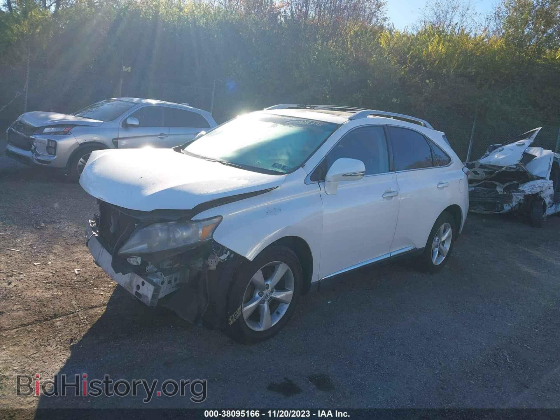 2011 LEXUS RX 350 - VIN: 2T2BK1BAXBC102733 - Фото 2