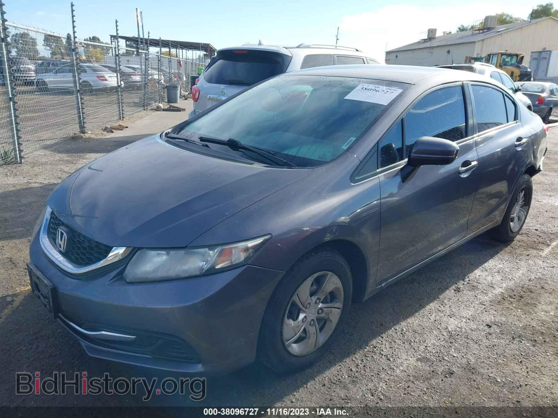 2015 HONDA CIVIC - VIN: 2HGFB2F55FH535334 - Фото 2