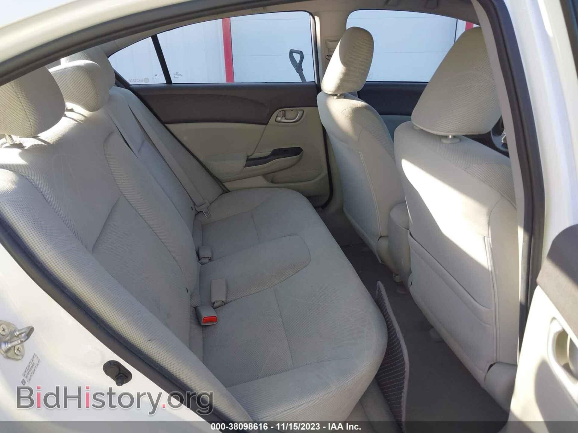 2012 HONDA CIVIC - VIN: 19XFB2F56CE304822 - Фото 8