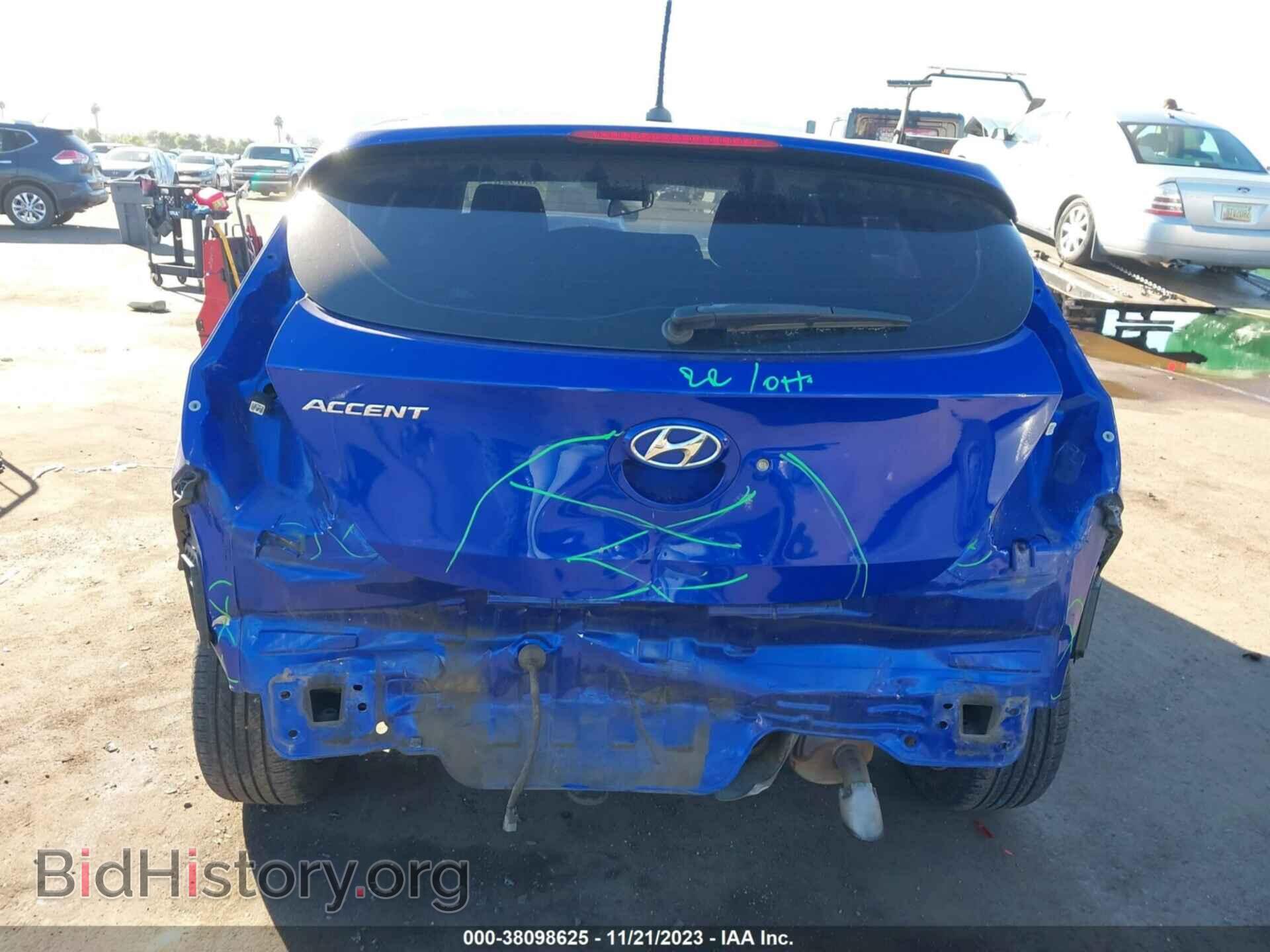 2014 HYUNDAI ACCENT - VIN: KMHCU5AEXEU166465 - Фото 6