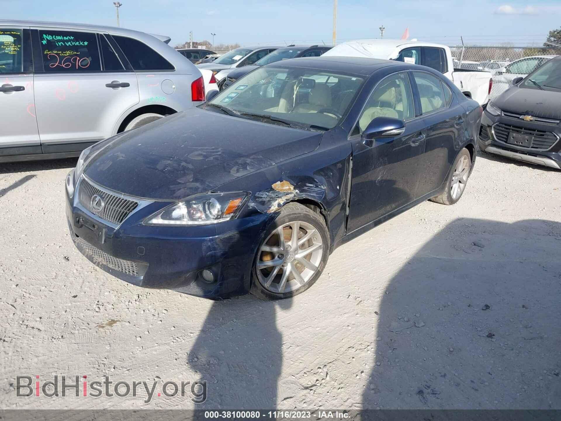 2011 LEXUS IS 250 - VIN: JTHCF5C27B5052543 - Фото 2