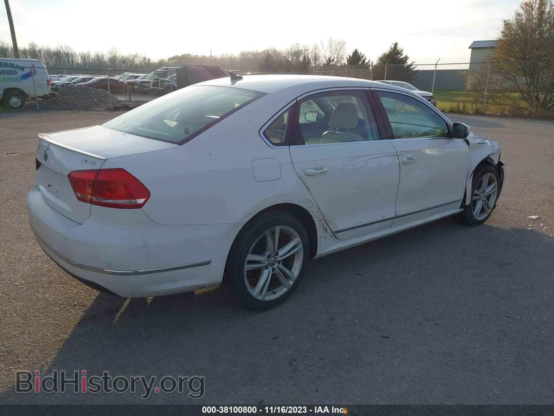 2014 VOLKSWAGEN PASSAT - VIN: 1VWCN7A3XEC032117 - Фото 4