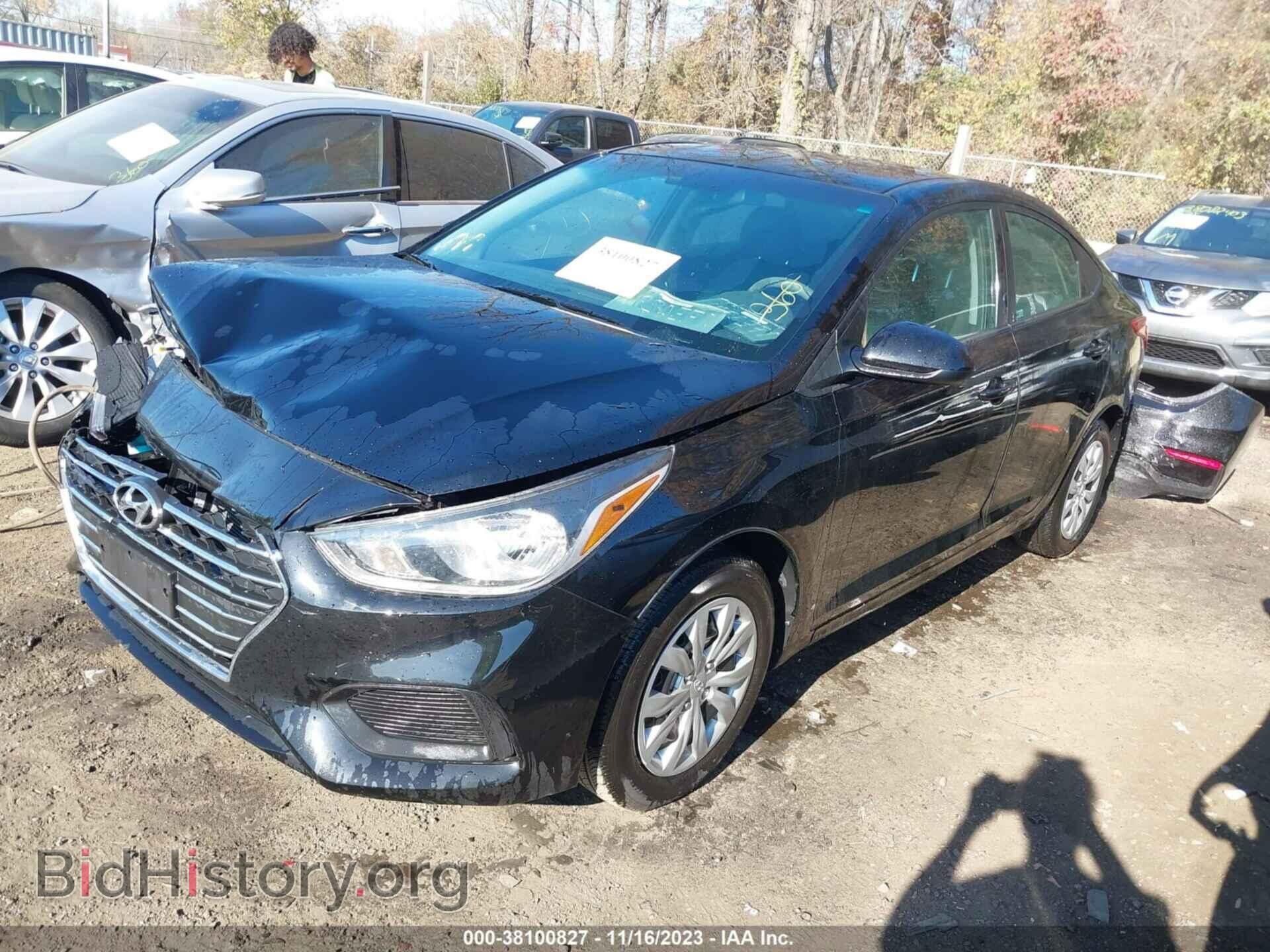 2022 HYUNDAI ACCENT - VIN: 3KPC24A64NE182219 - Фото 2