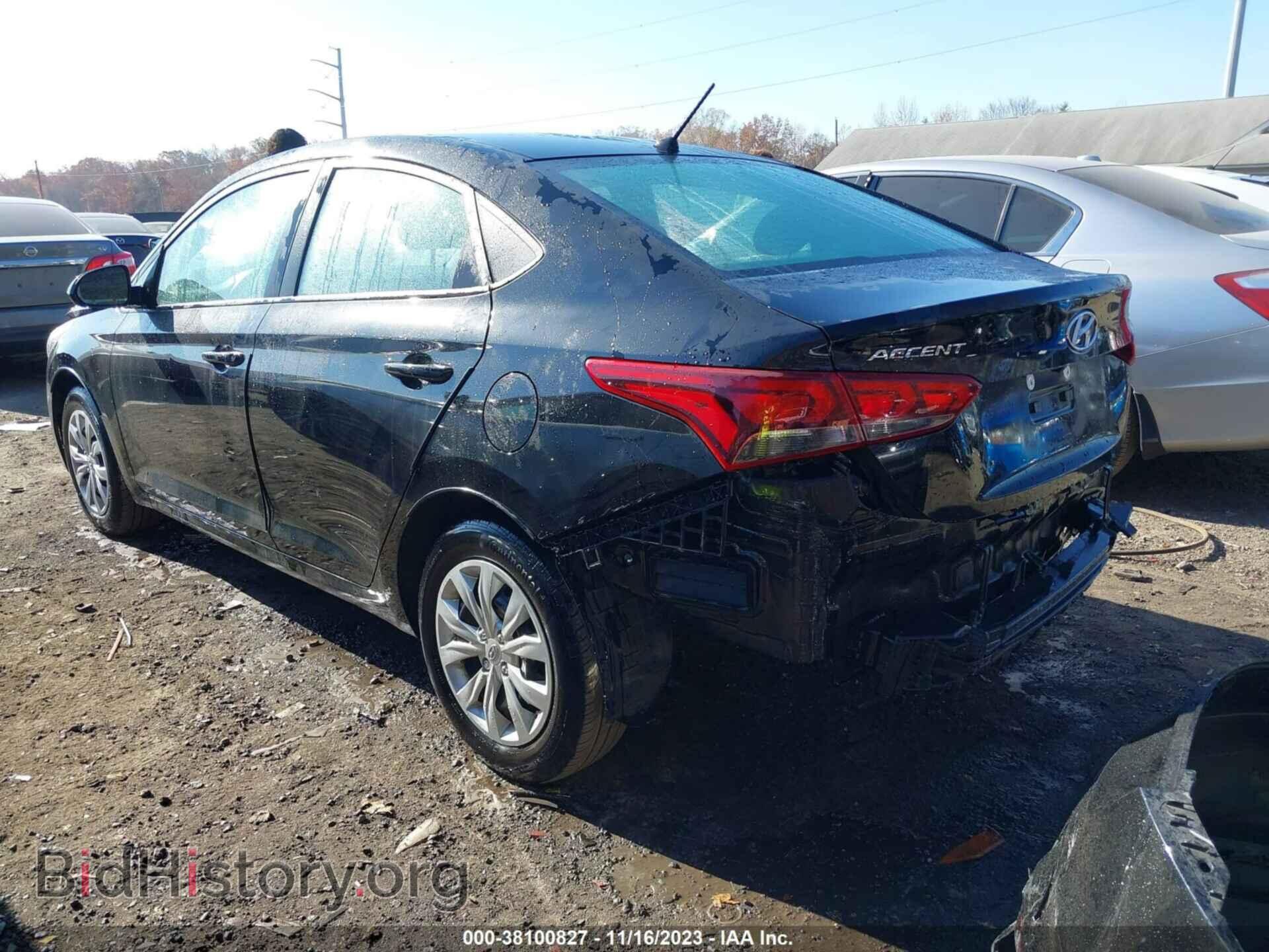 2022 HYUNDAI ACCENT - VIN: 3KPC24A64NE182219 - Фото 3