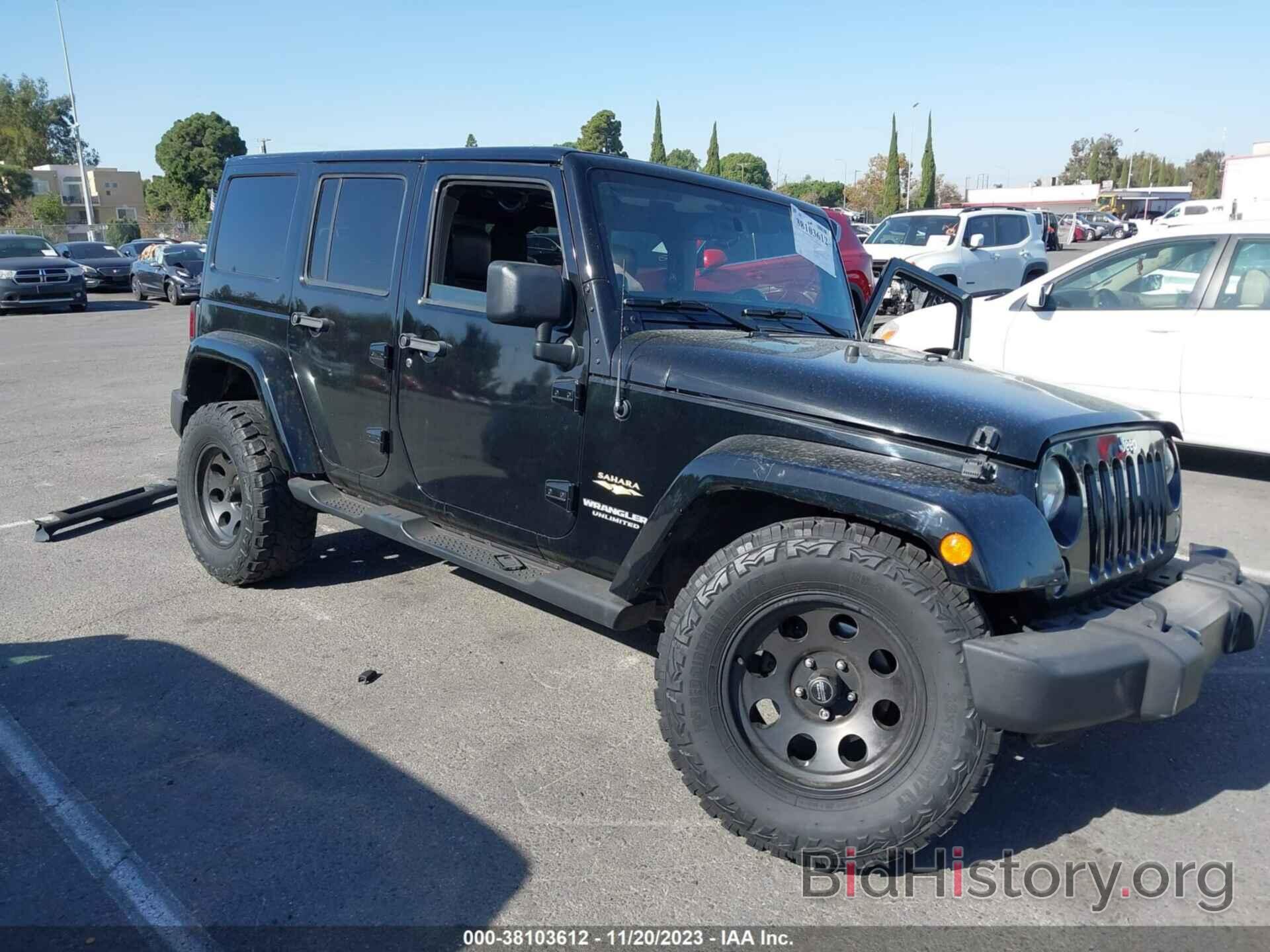 Photo 1C4BJWEG1EL104582 - JEEP WRANGLER UNLIMITED 2014