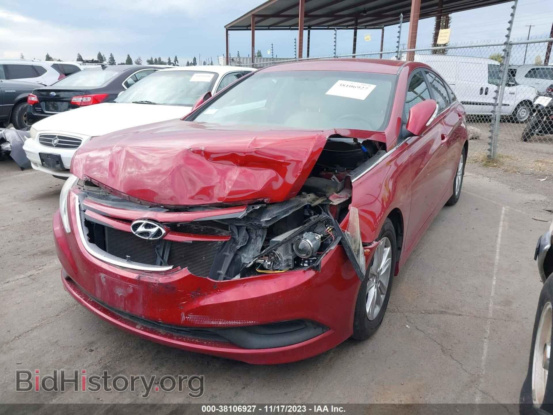 2014 HYUNDAI SONATA - VIN: 5NPEB4AC0EH902464 - Photo 2
