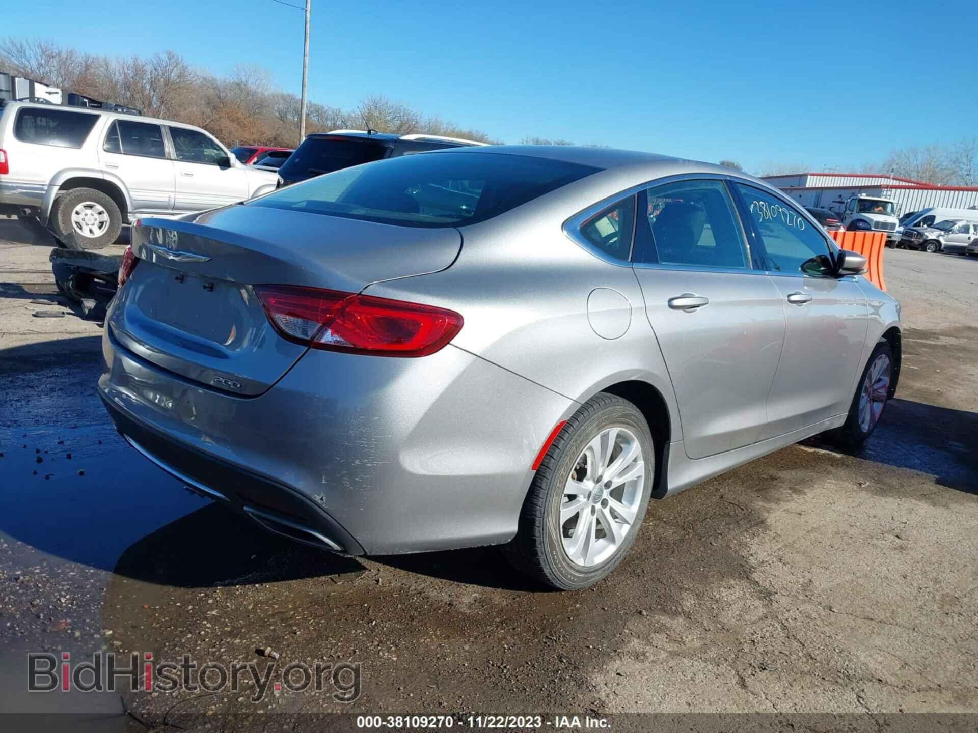 2015 CHRYSLER 200 - VIN: 1C3CCCAG4FN759154 - Фото 4