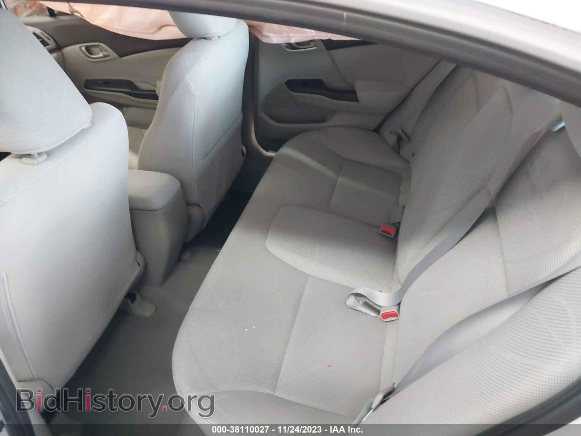 2012 HONDA CIVIC - VIN: 19XFB2F53CE372639 - Фото 8