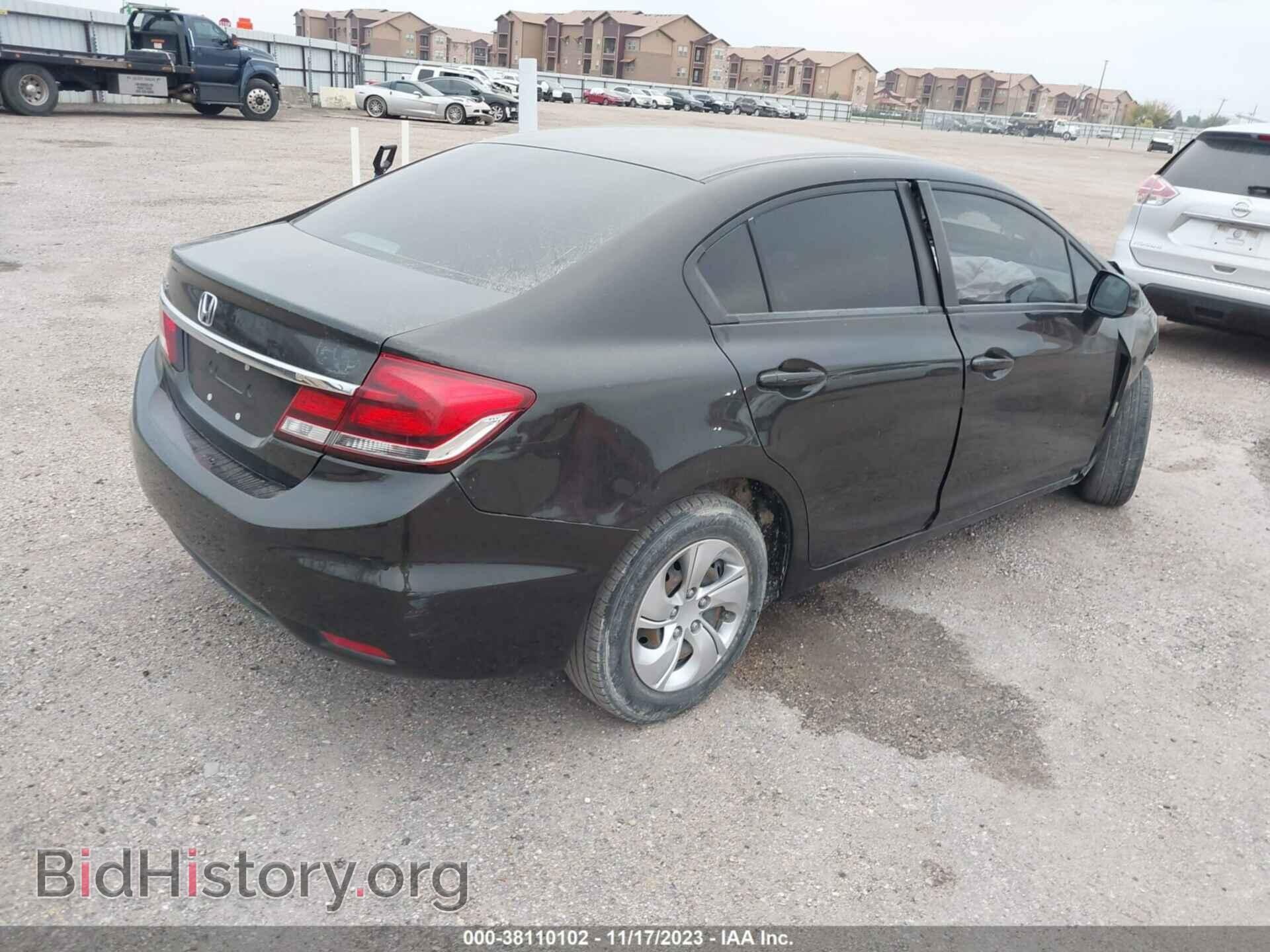 2013 HONDA CIVIC - VIN: 19XFB2F51DE229206 - Фото 4