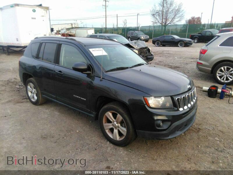2015 Jeep COMPASS Sport (VIN 1C4NJDBB7FD437522) — фото 1 из 11, IAAI, повреждение: левая передняя часть