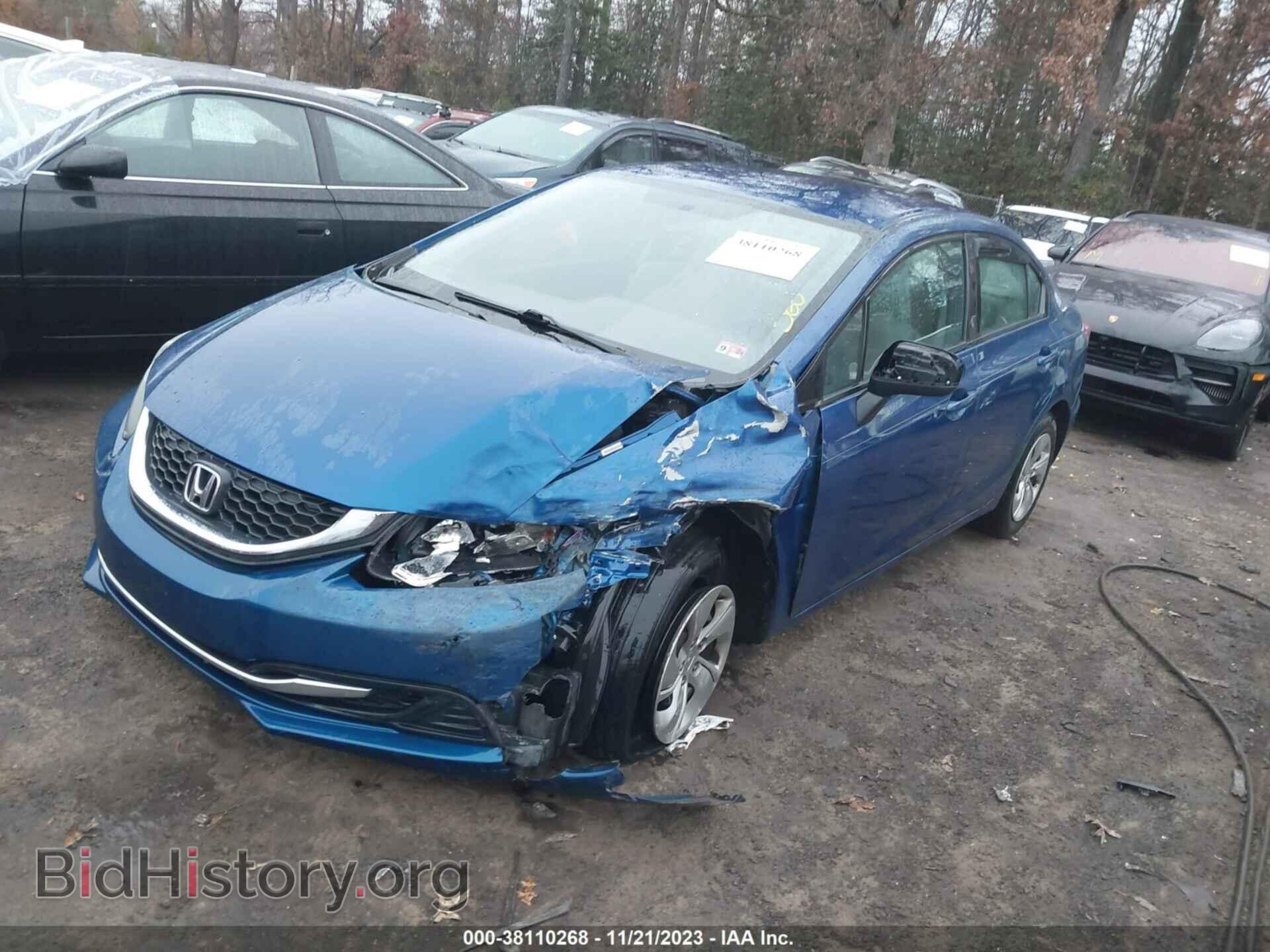 2014 HONDA CIVIC - VIN: 19XFB2F53EE259275 - Фото 2