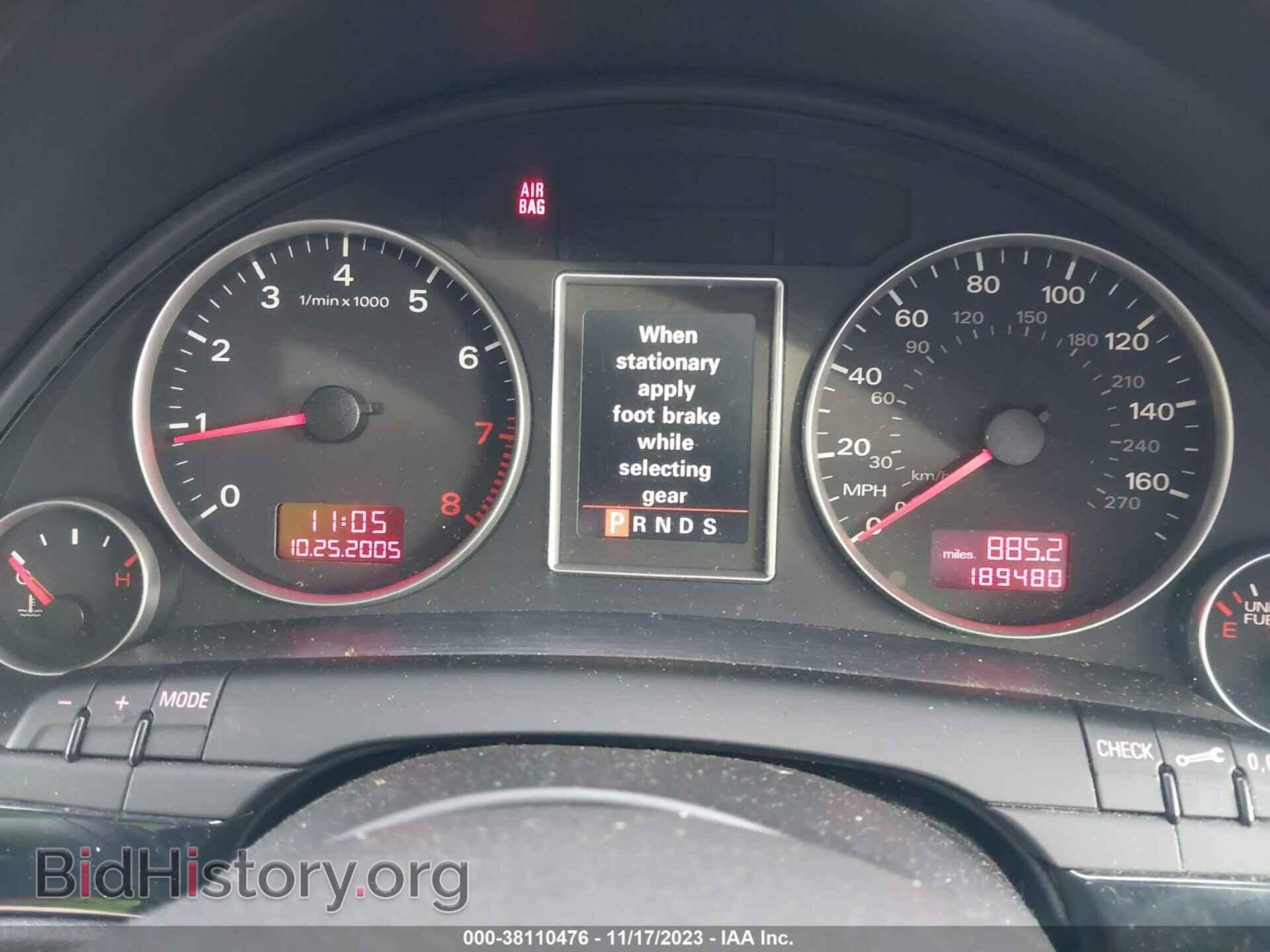 2007 AUDI A4 - VIN: WAUEF78E07A045826 - Фото 7