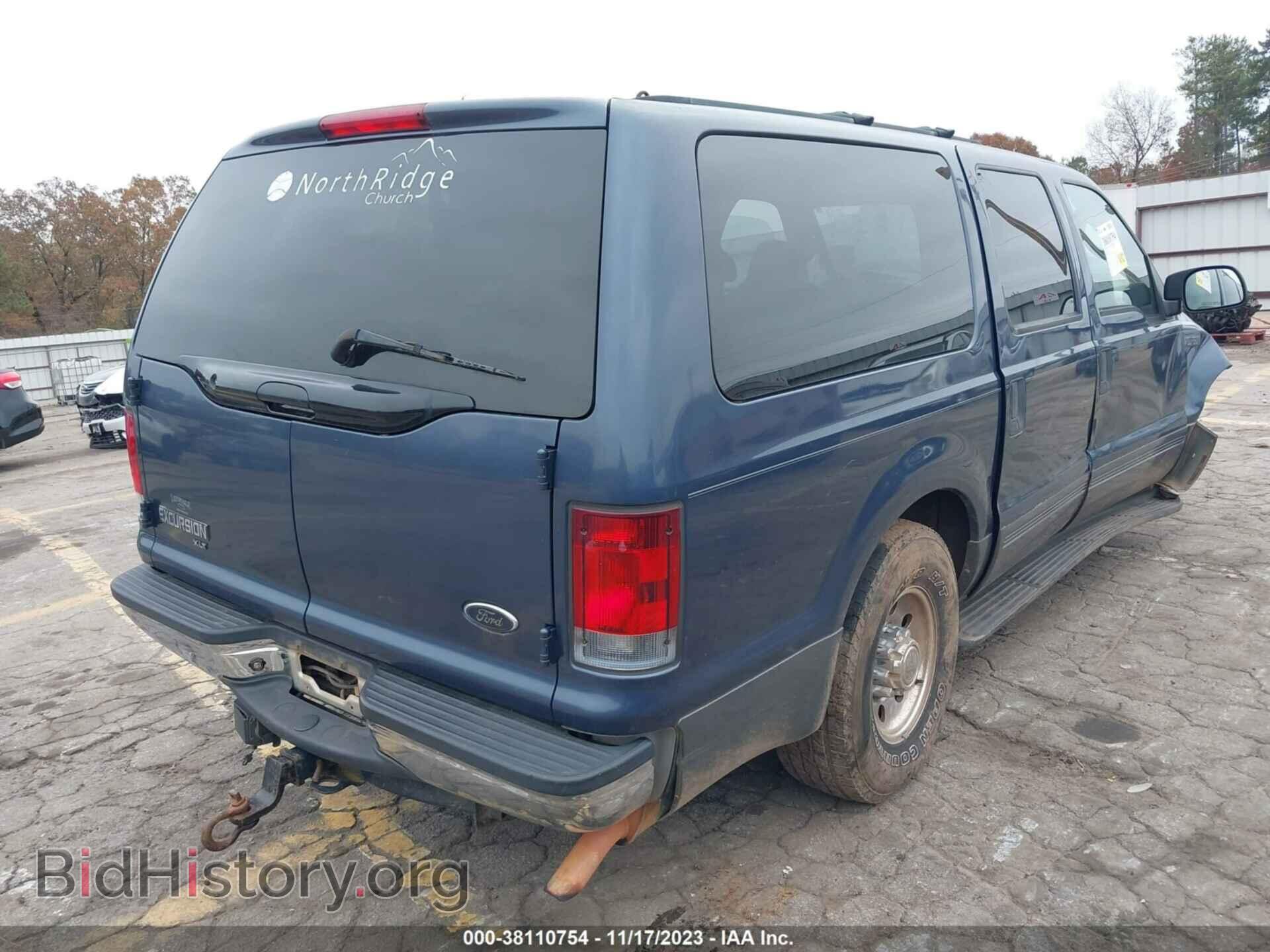 2003 FORD EXCURSION - VIN: 1FMNU40L43EB95602 - Фото 4