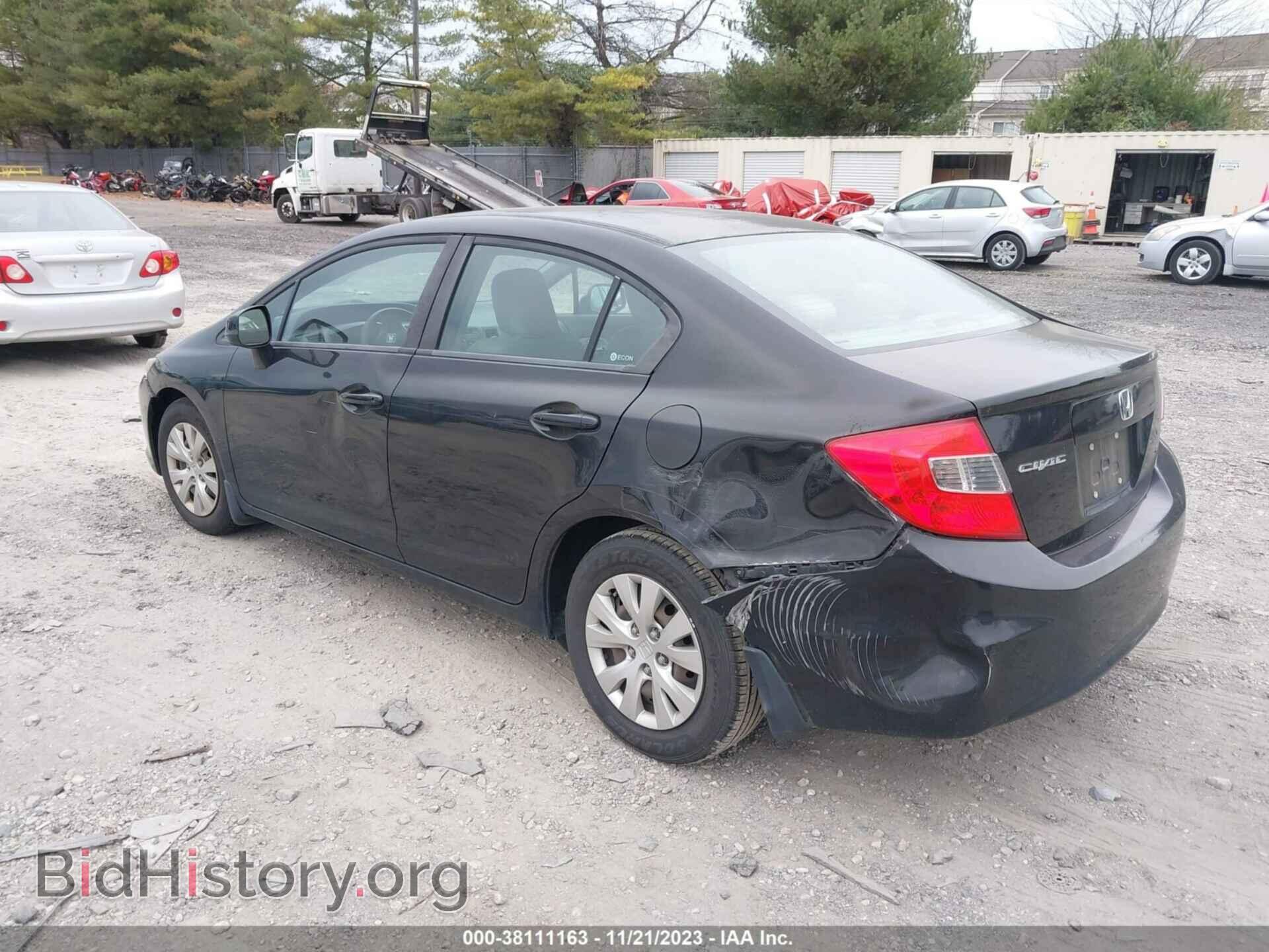 2012 HONDA CIVIC - VIN: 19XFB2F52CE358103 - Фото 3