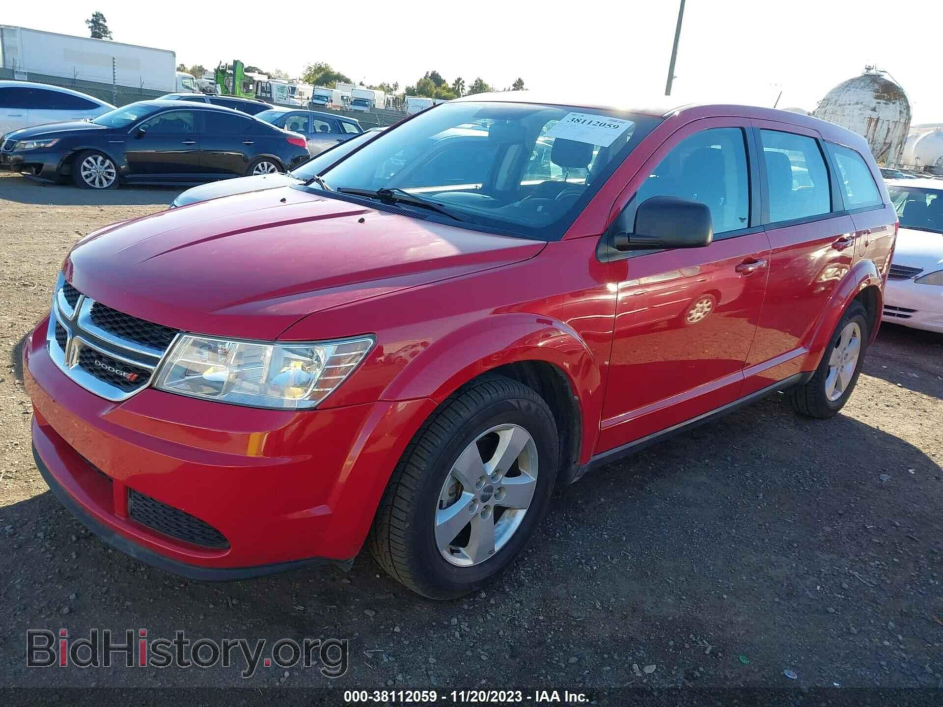 2013 DODGE JOURNEY - VIN: 3C4PDCAB6DT576477 - Фото 2
