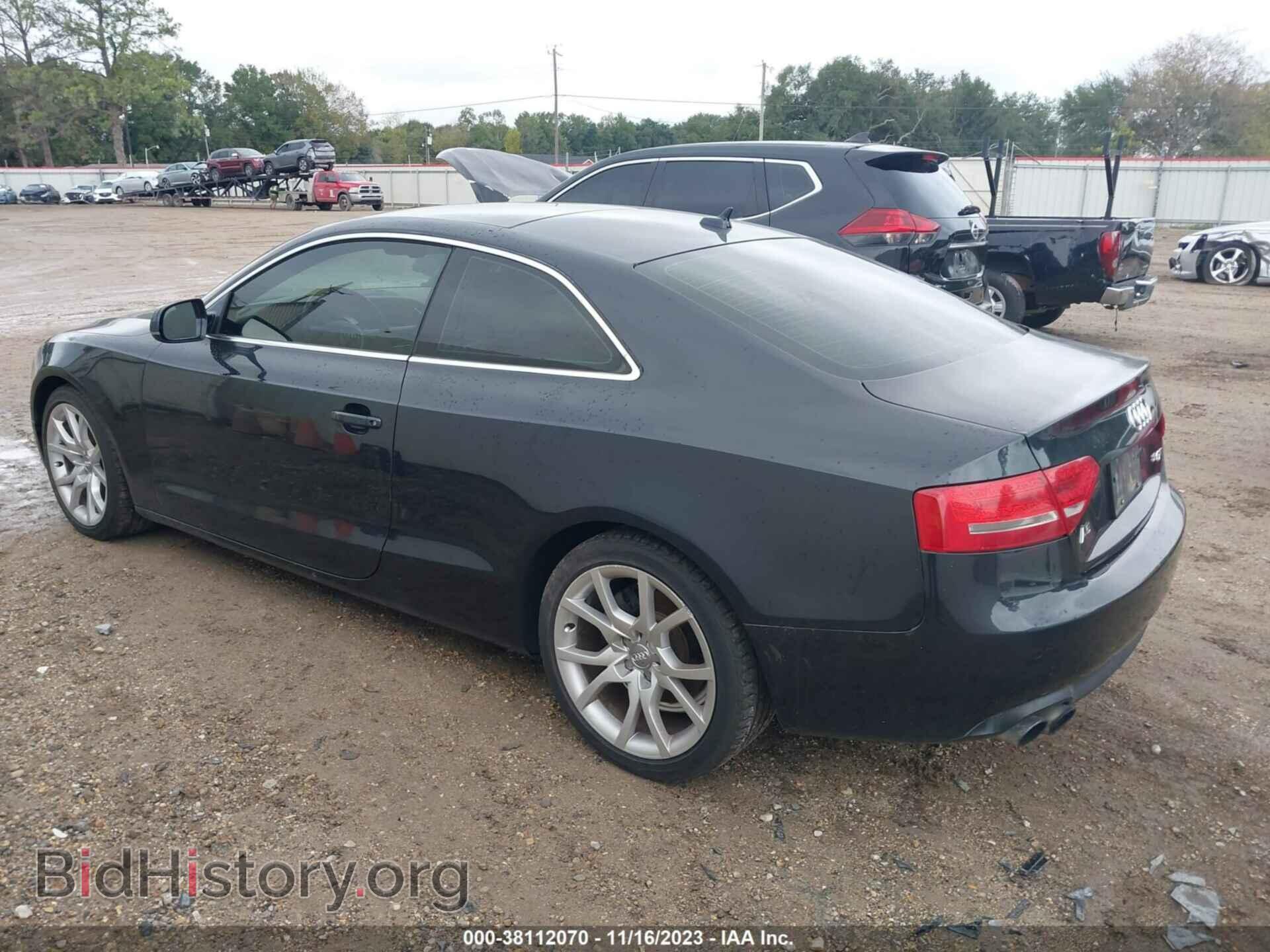 2012 AUDI A5 - VIN: WAULFAFR4CA040200 - Фото 3